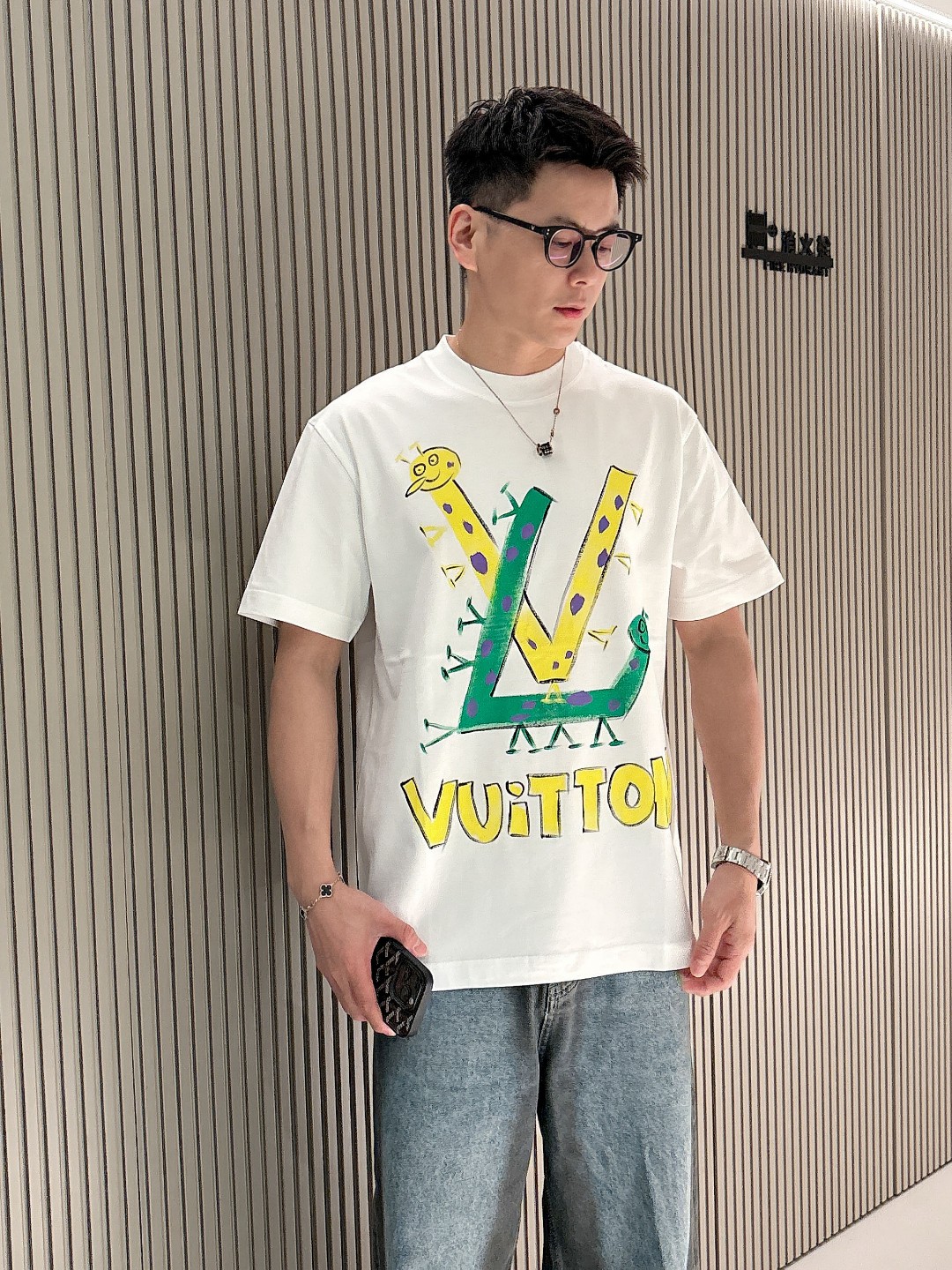 Louis Vuitton Couple Basic Clothing Cotton S-m-l-xl-xxl