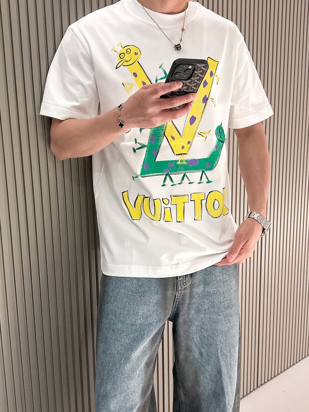 Louis Vuitton Couple Basic Clothing Cotton S-m-l-xl-xxl