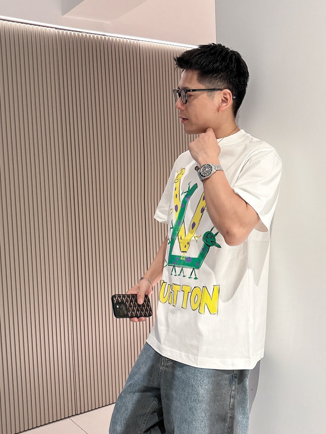 Louis Vuitton Couple Basic Clothing Cotton S-m-l-xl-xxl