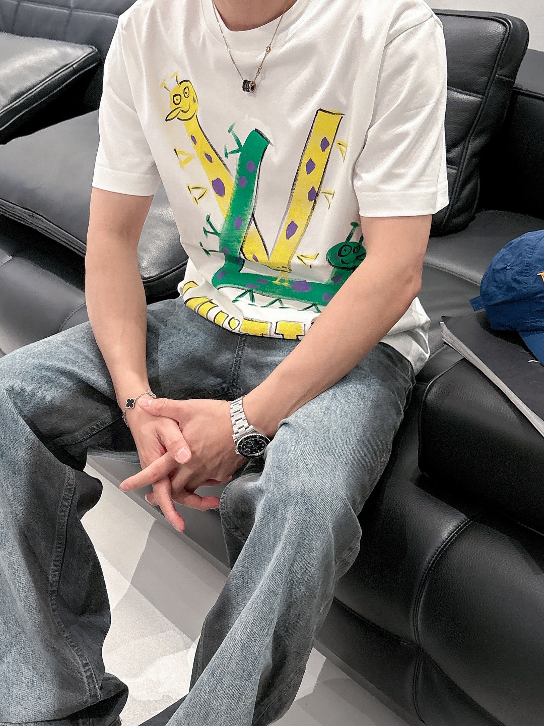 Louis Vuitton Couple Basic Clothing Cotton S-m-l-xl-xxl