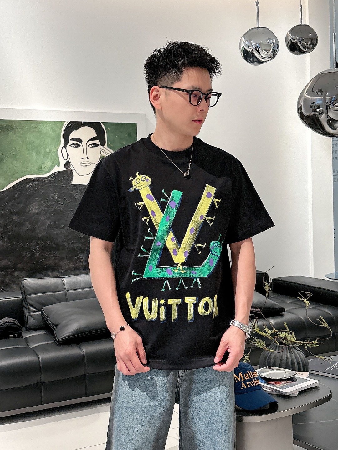 Louis Vuitton Couple Basic Clothing Cotton S-m-l-xl-xxl