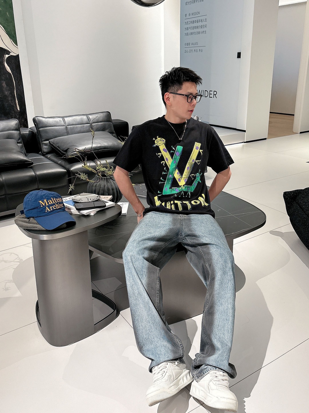 Louis Vuitton Couple Basic Clothing Cotton S-m-l-xl-xxl