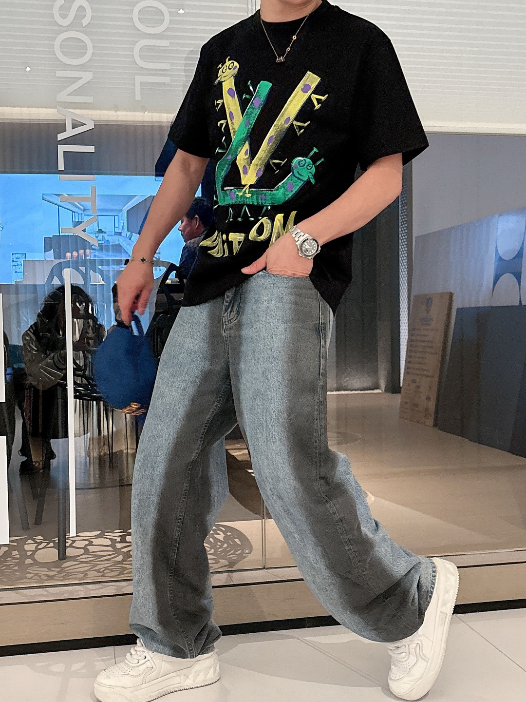 Louis Vuitton Couple Basic Clothing Cotton S-m-l-xl-xxl