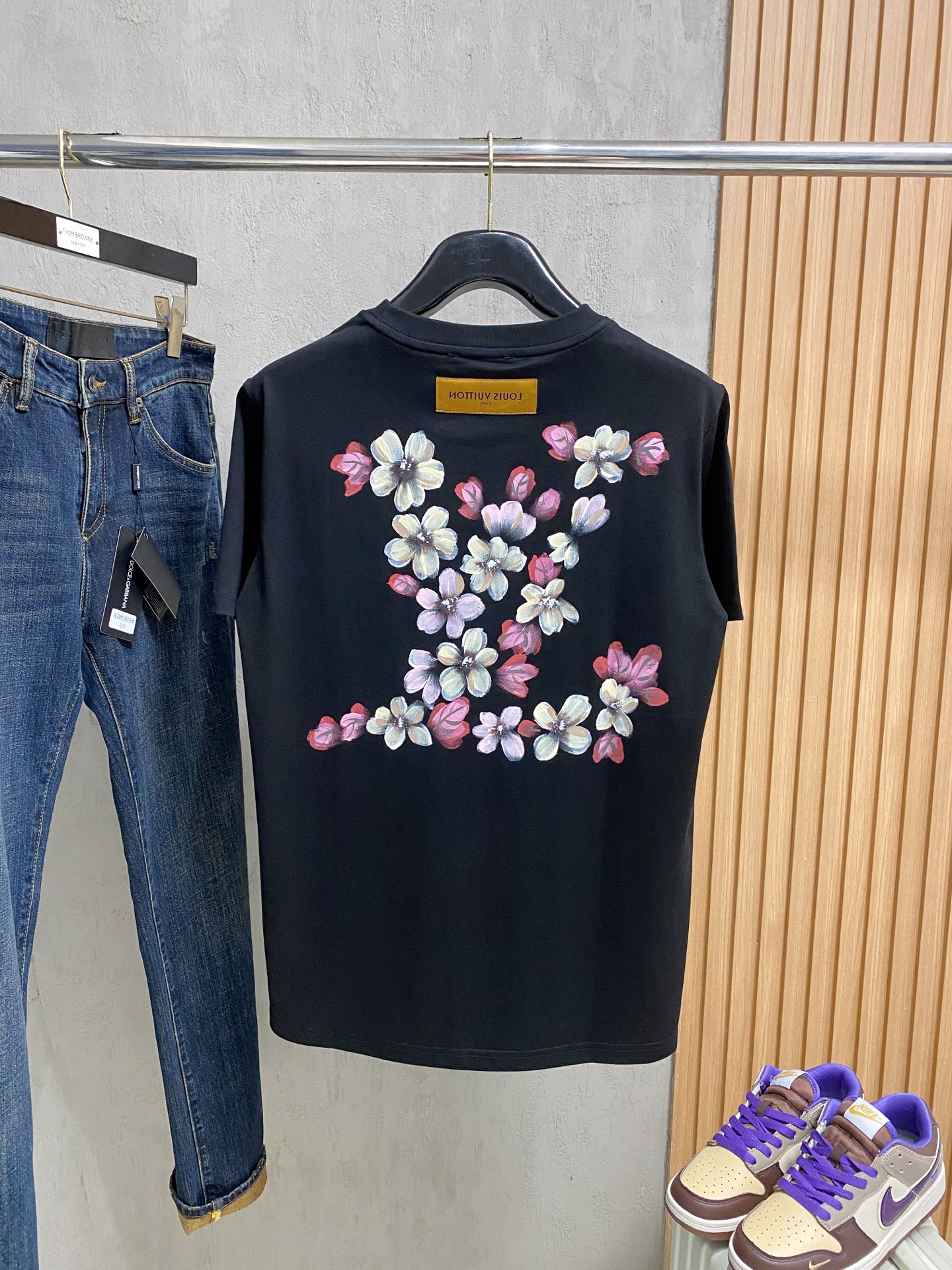 Louis Vuitton Couple Basic Clothing Cotton S-l-xl