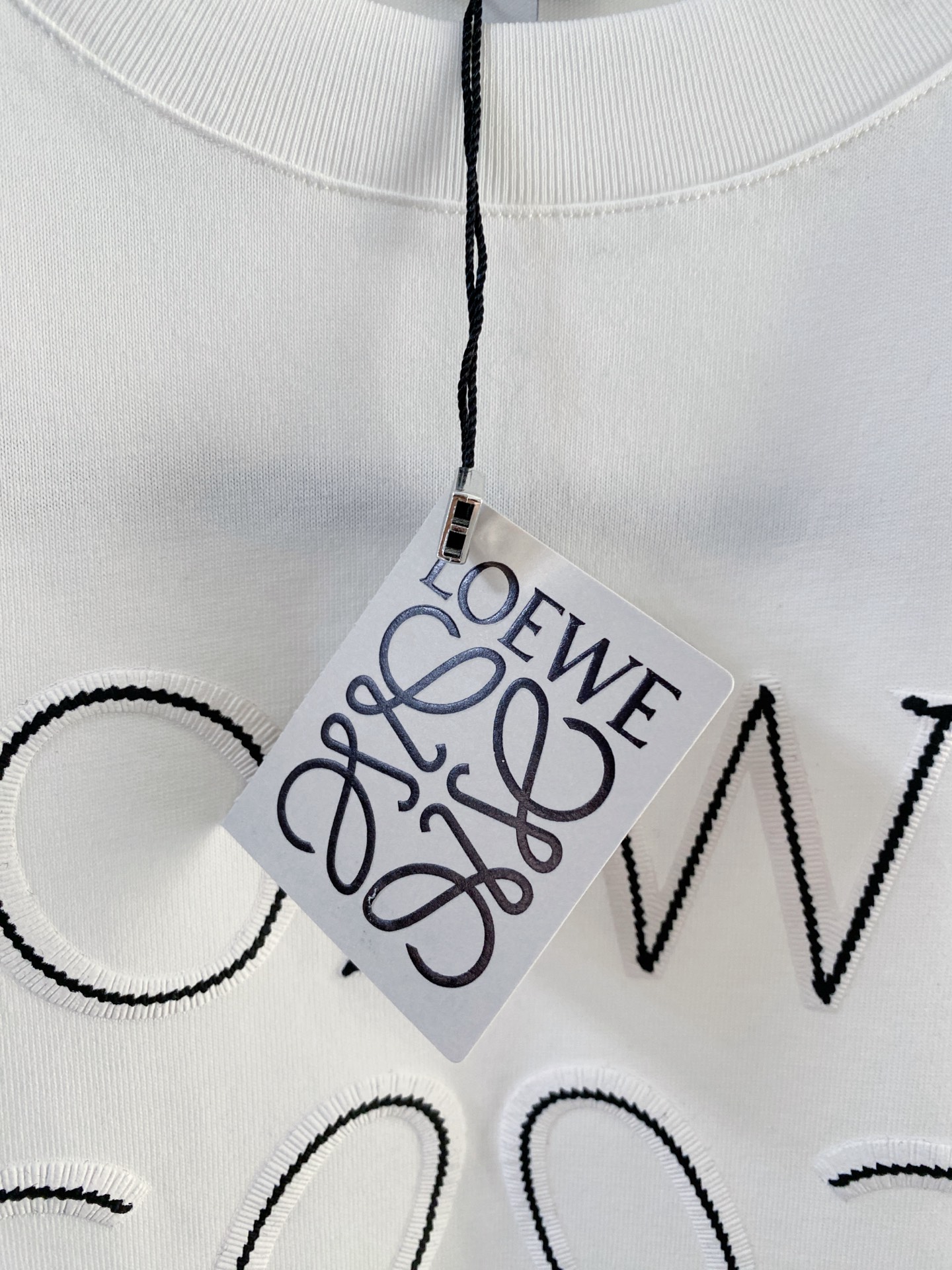 Loewe Basic Clothing Cotton Black S-l-xxl