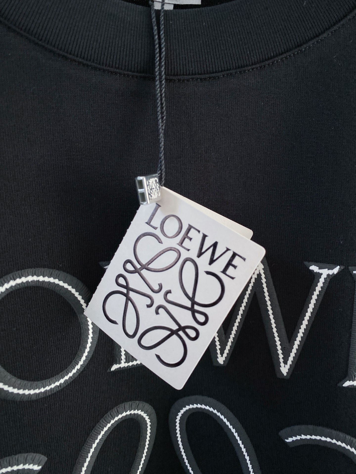 Loewe Basic Clothing Cotton Black S-l-xxl