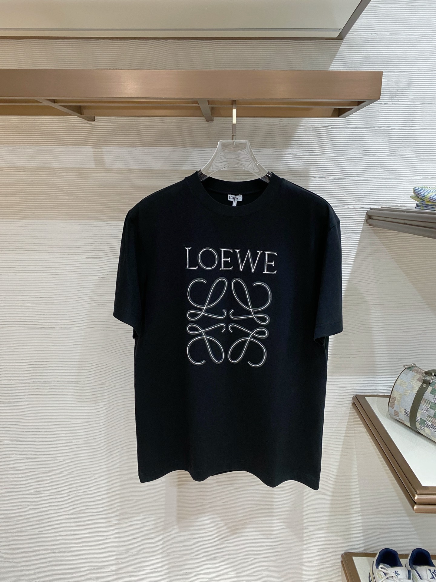 Loewe Basic Clothing Cotton Black S-l-xxl