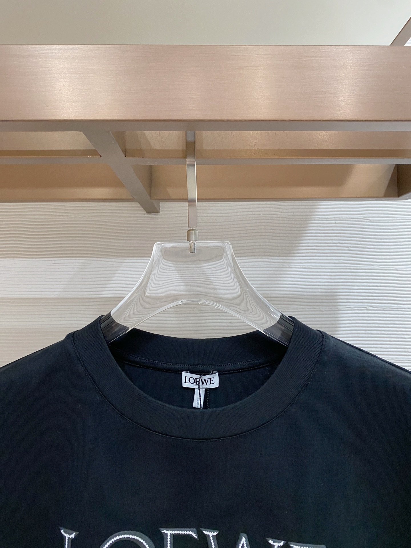 Loewe Basic Clothing Cotton Black S-l-xxl