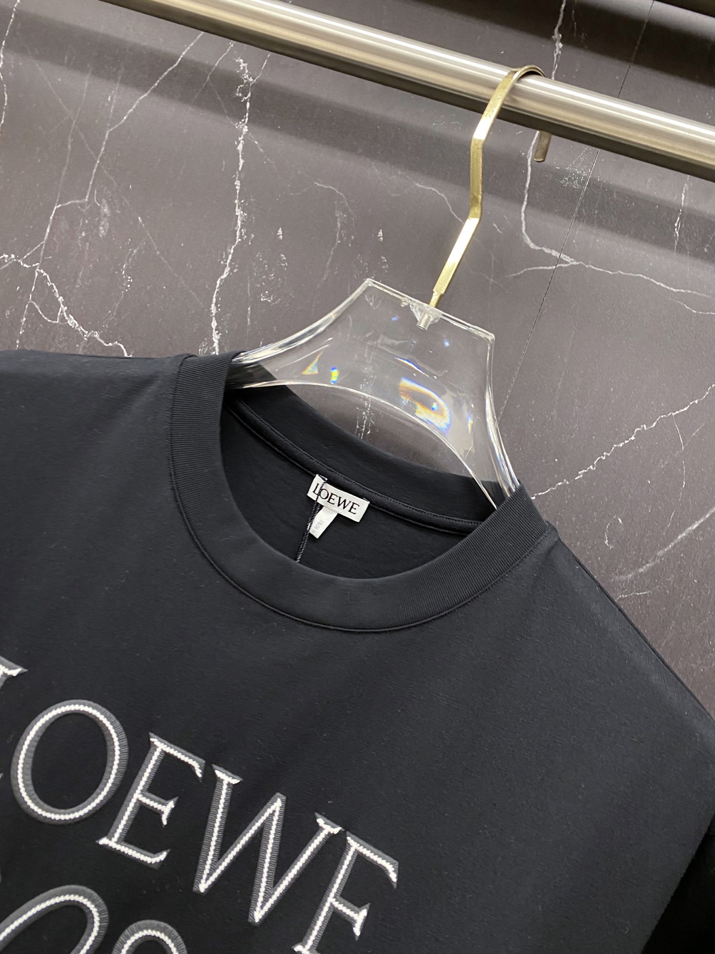 Loewe Basic Clothing Cotton Black S-l-xxl