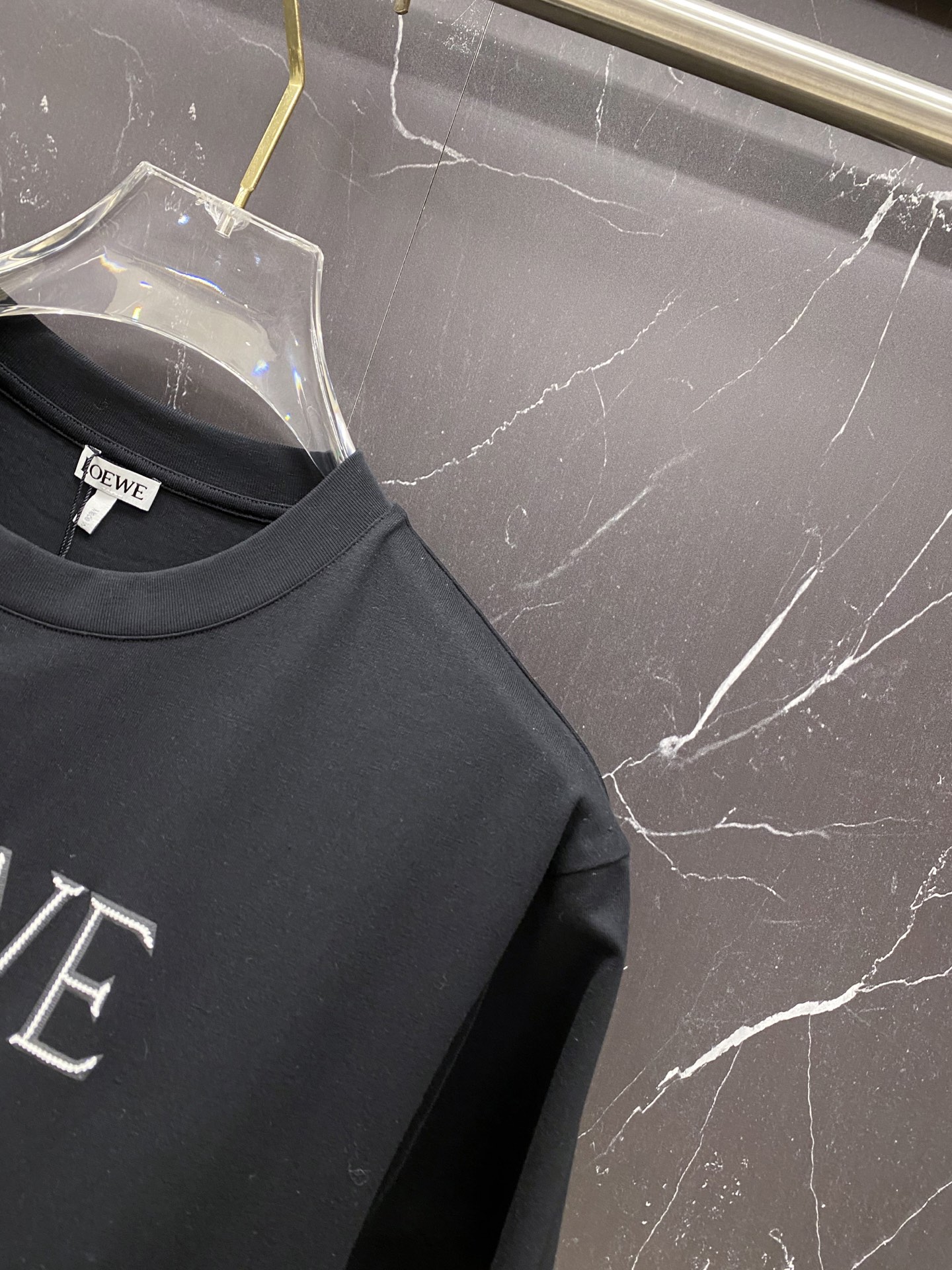 Loewe Basic Clothing Cotton Black S-l-xxl