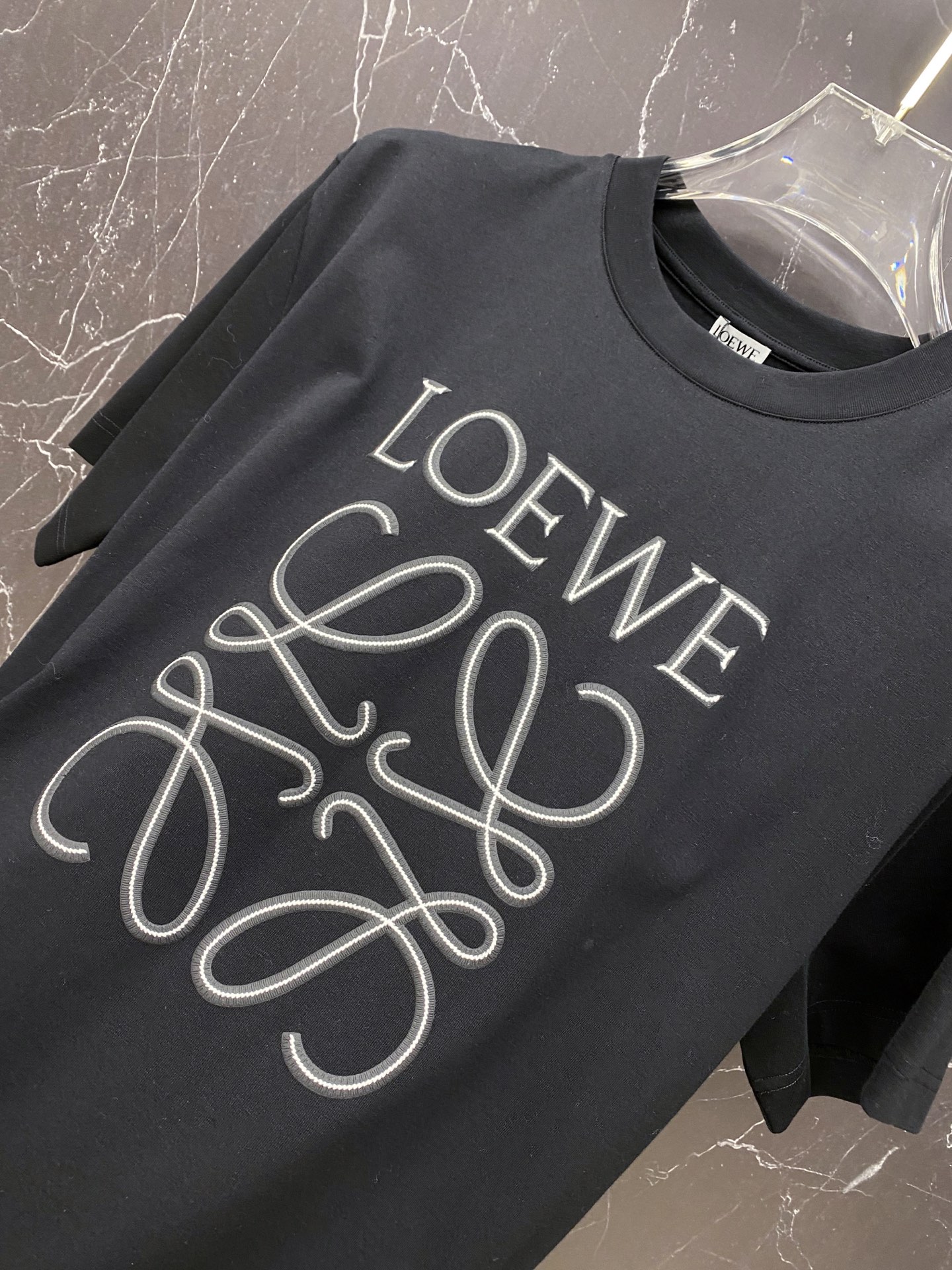 Loewe Basic Clothing Cotton Black S-l-xxl