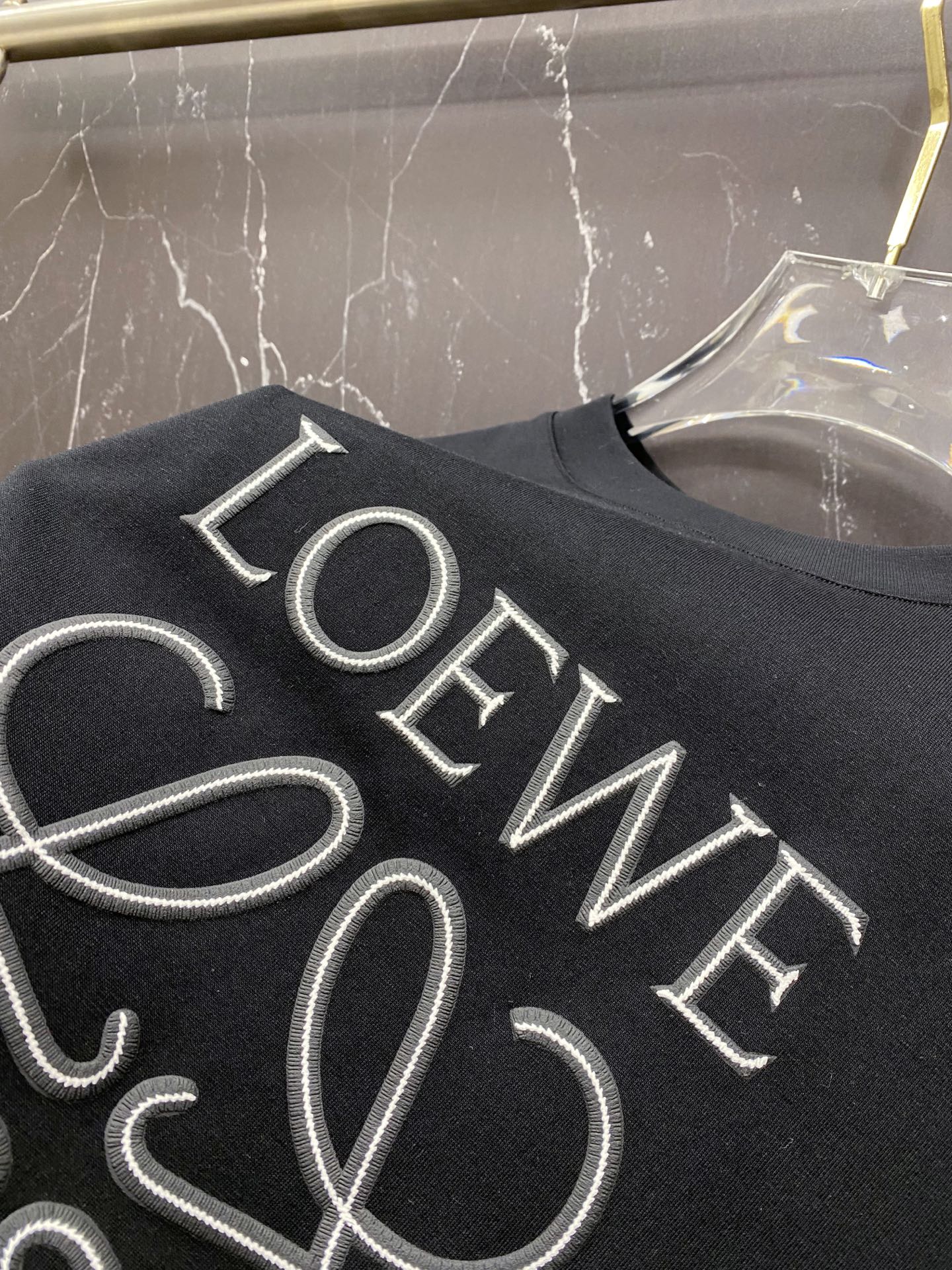 Loewe Basic Clothing Cotton Black S-l-xxl