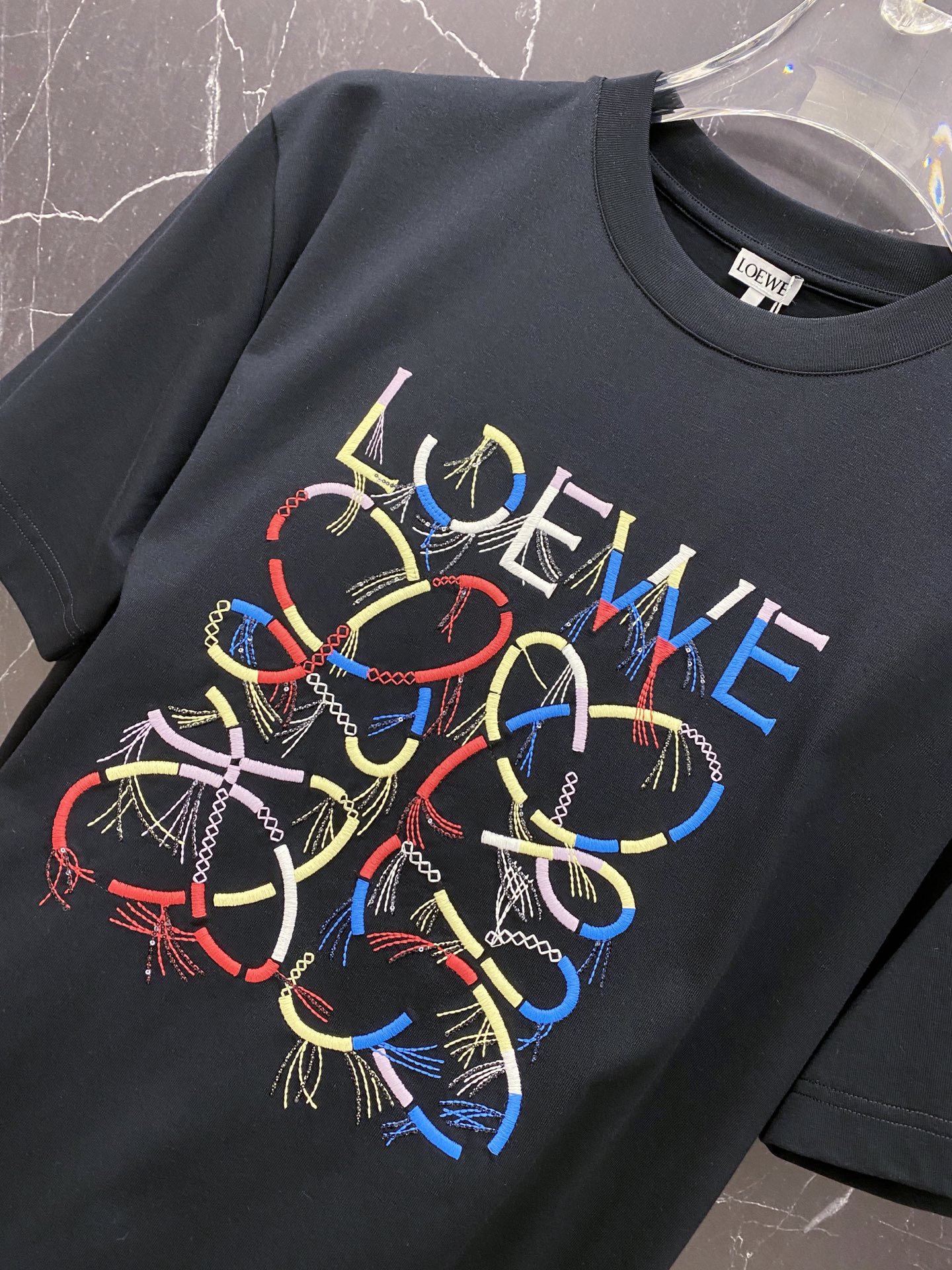 Loewe Basic Clothing Cotton Black S-l-xxl