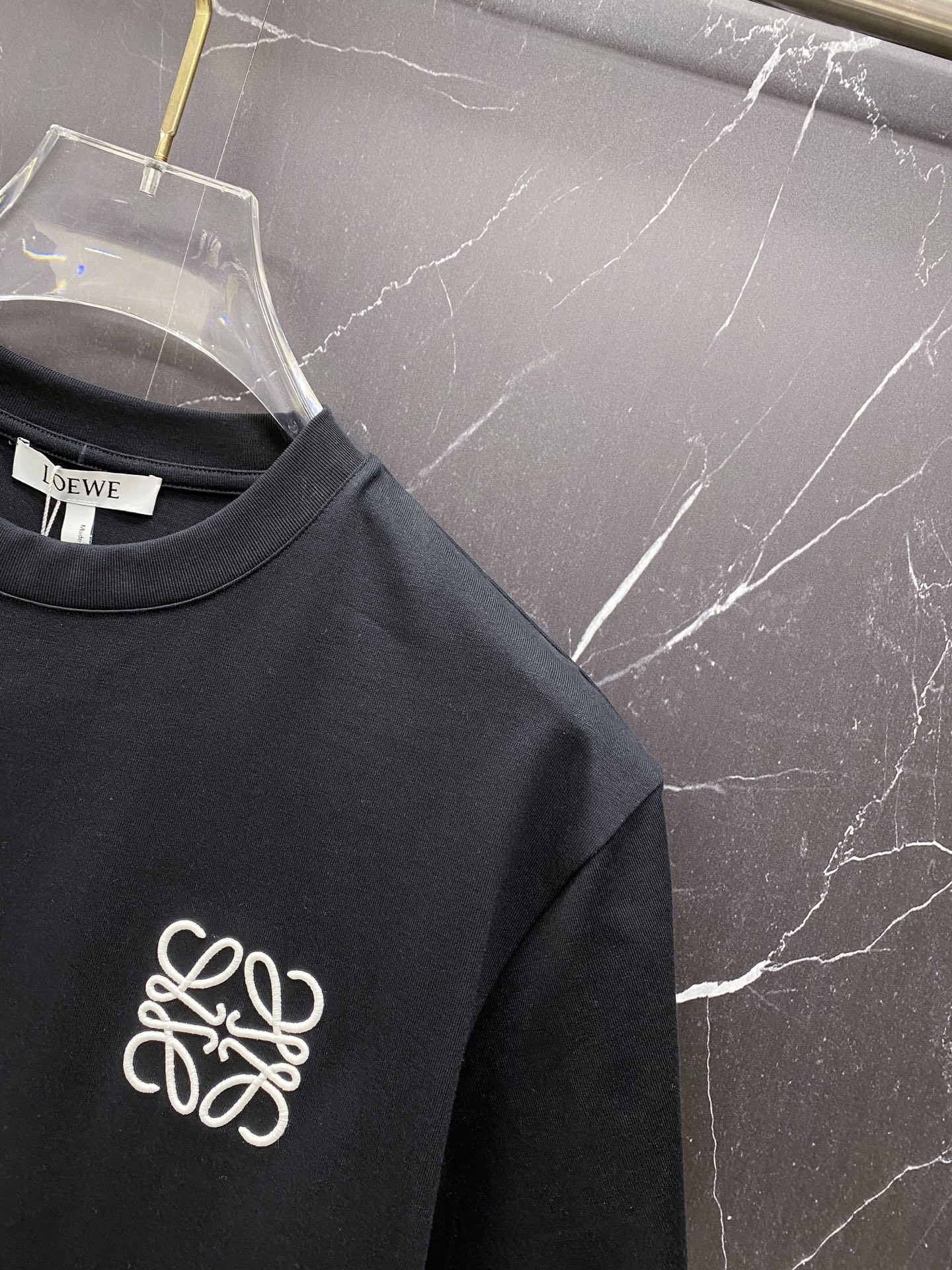 Loewe Basic Clothing Cotton Black S-l-xxl