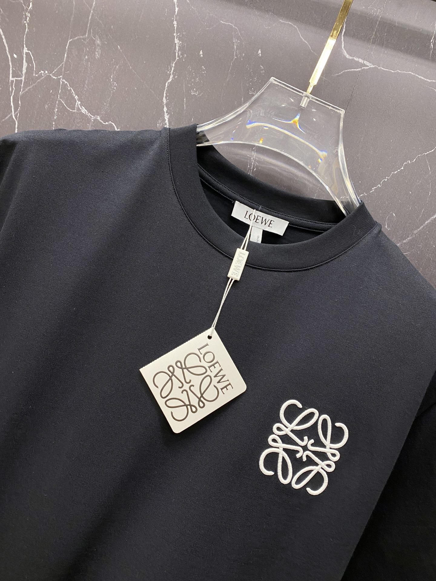 Loewe Basic Clothing Cotton Black S-l-xxl