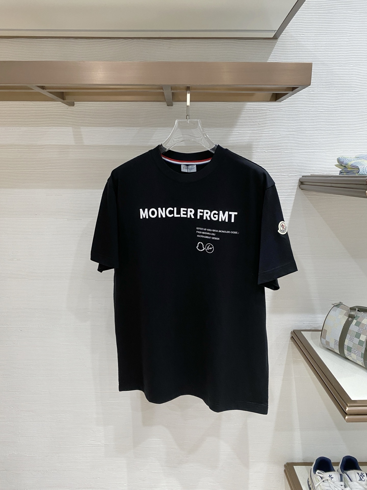 Moncler Basic Clothing Cotton Black S-m-l-xxl