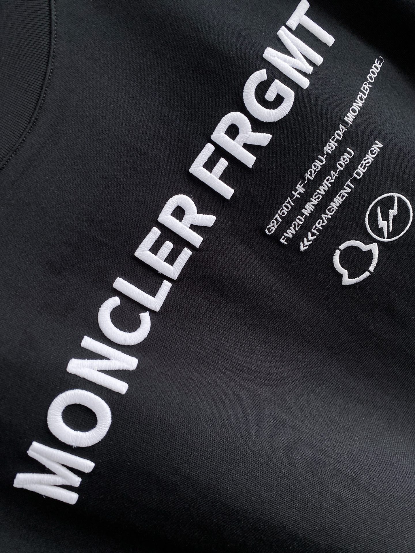 Moncler Basic Clothing Cotton Black S-m-l-xxl