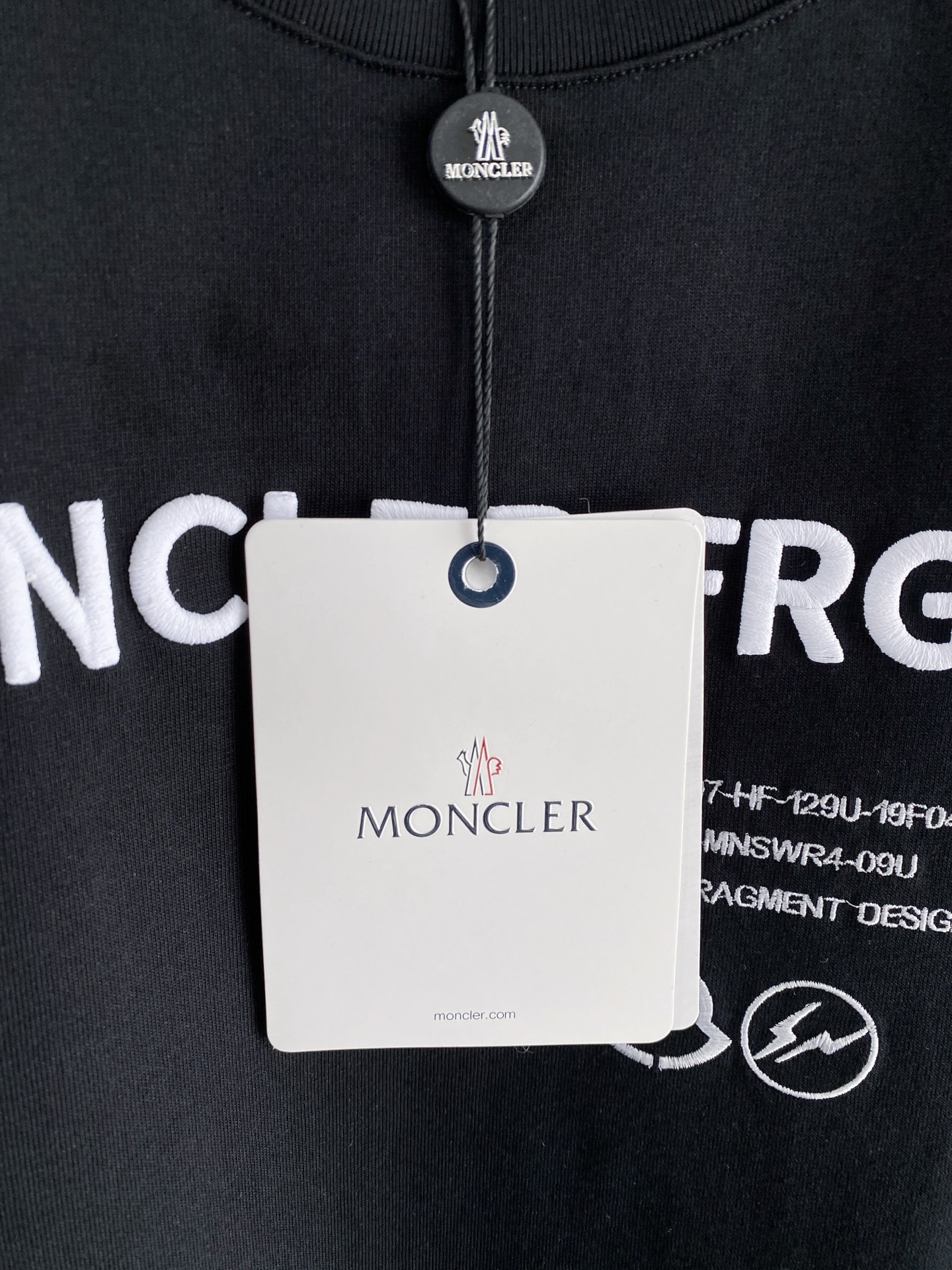 Moncler Basic Clothing Cotton Black S-m-l-xxl