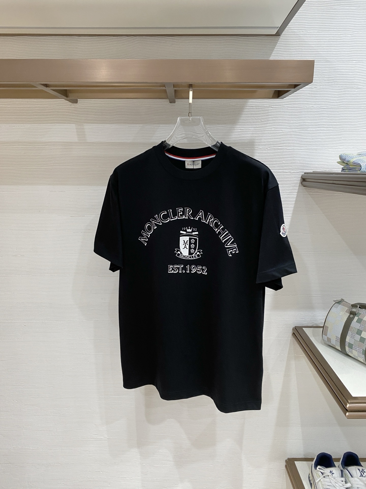 Moncler Basic Clothing Cotton Black S-m-l-xxl