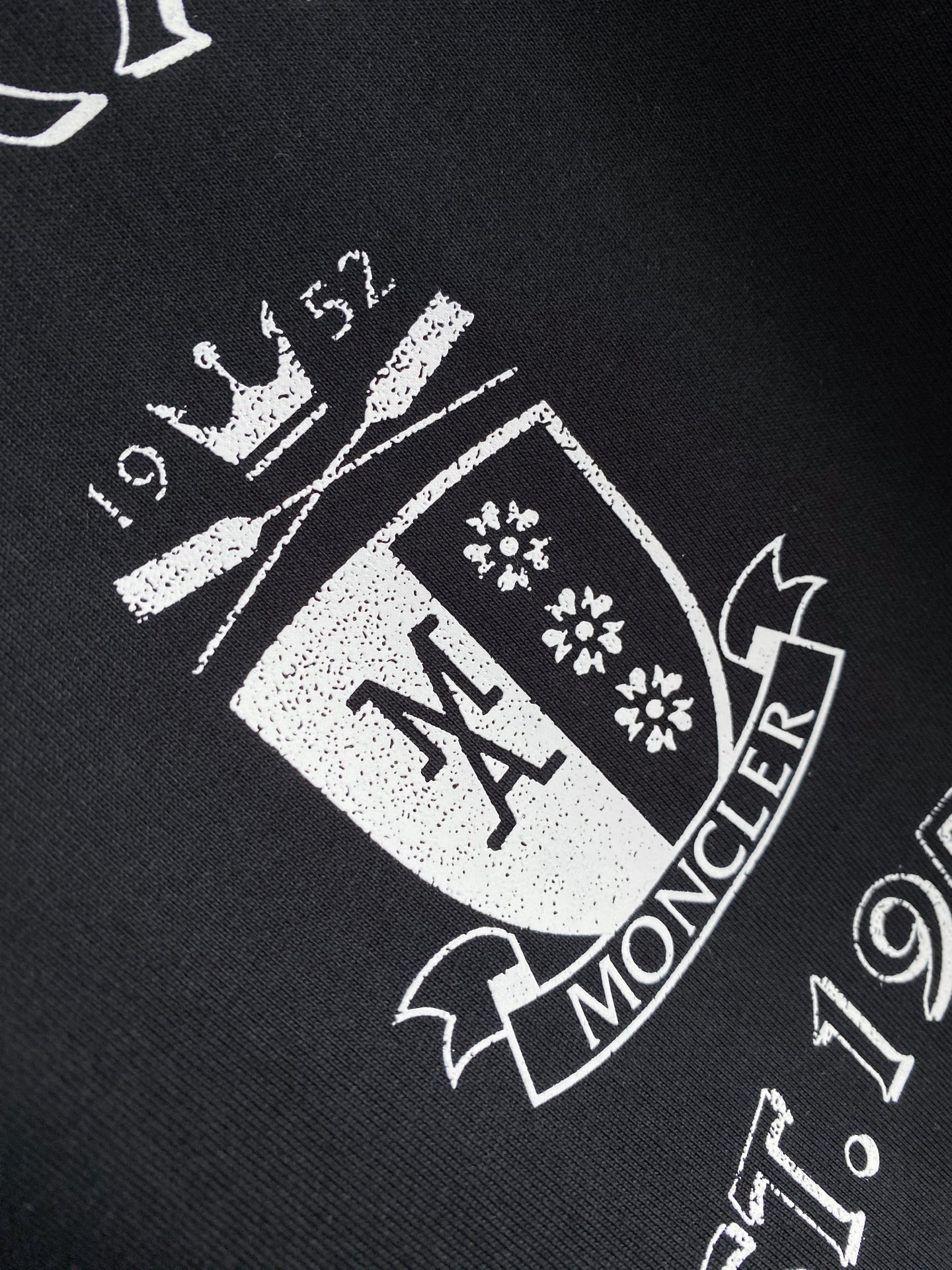 Moncler Basic Clothing Cotton Black S-m-l-xxl