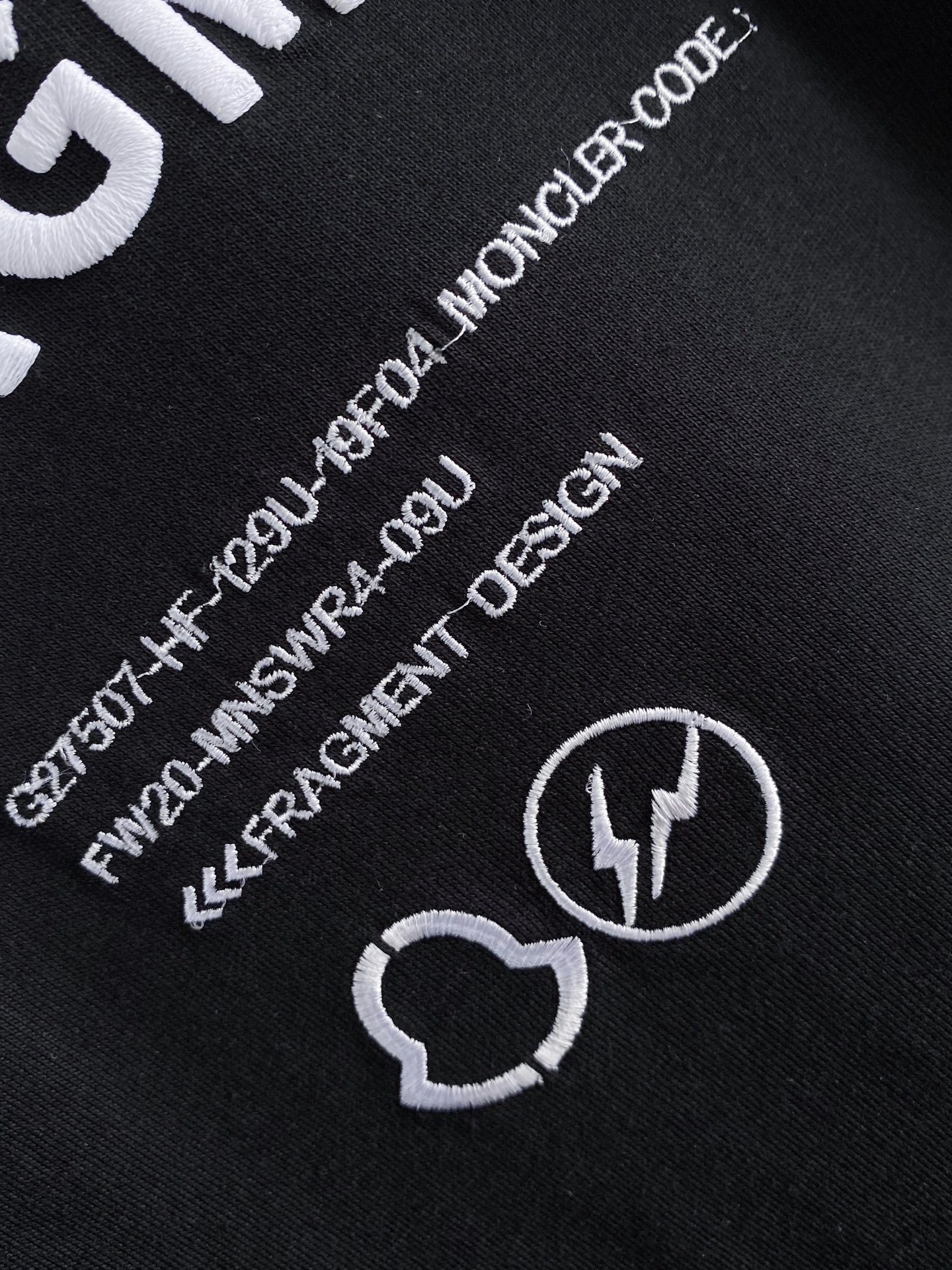 Moncler Basic Clothing Cotton Black S-m-l-xxl