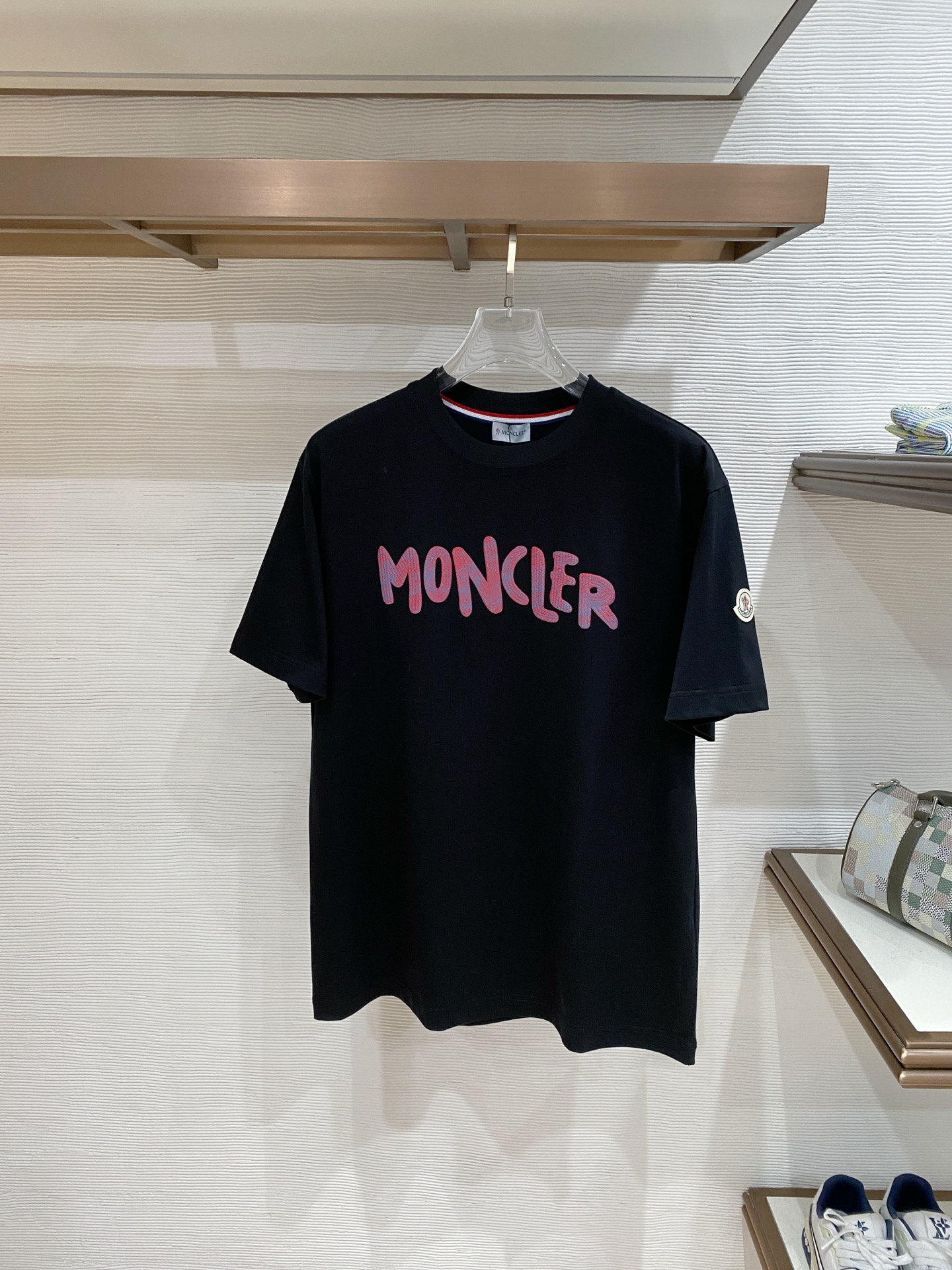 Moncler Basic Clothing Cotton Black S-m-l-xxl