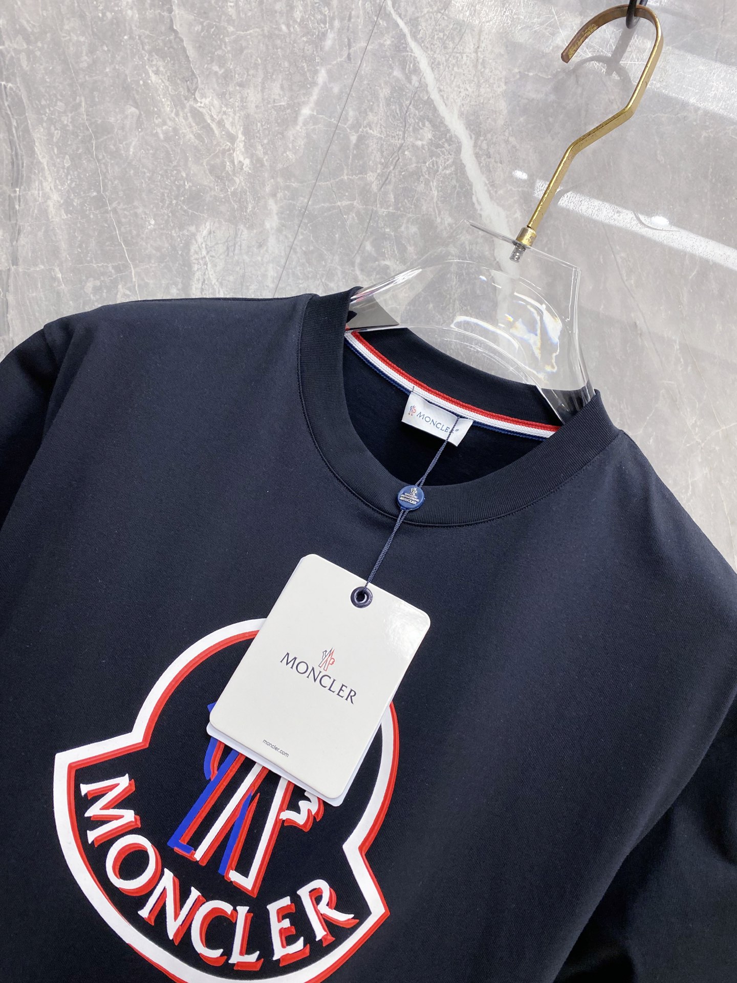 Moncler Basic Clothing Cotton Black S-m-l-xxl