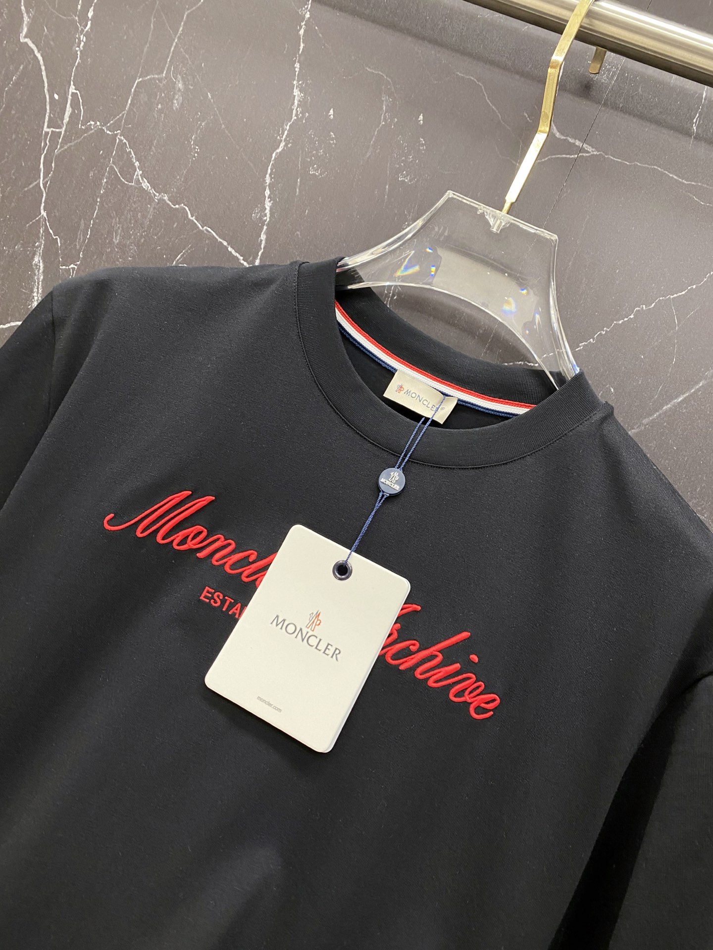 Moncler Basic Clothing Cotton Black S-m-l-xxl