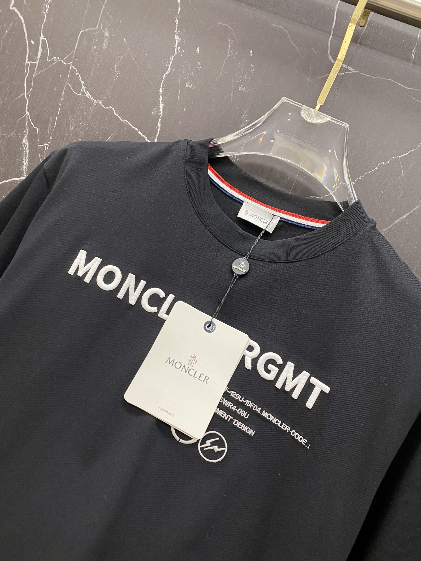 Moncler Basic Clothing Cotton Black S-m-l-xxl