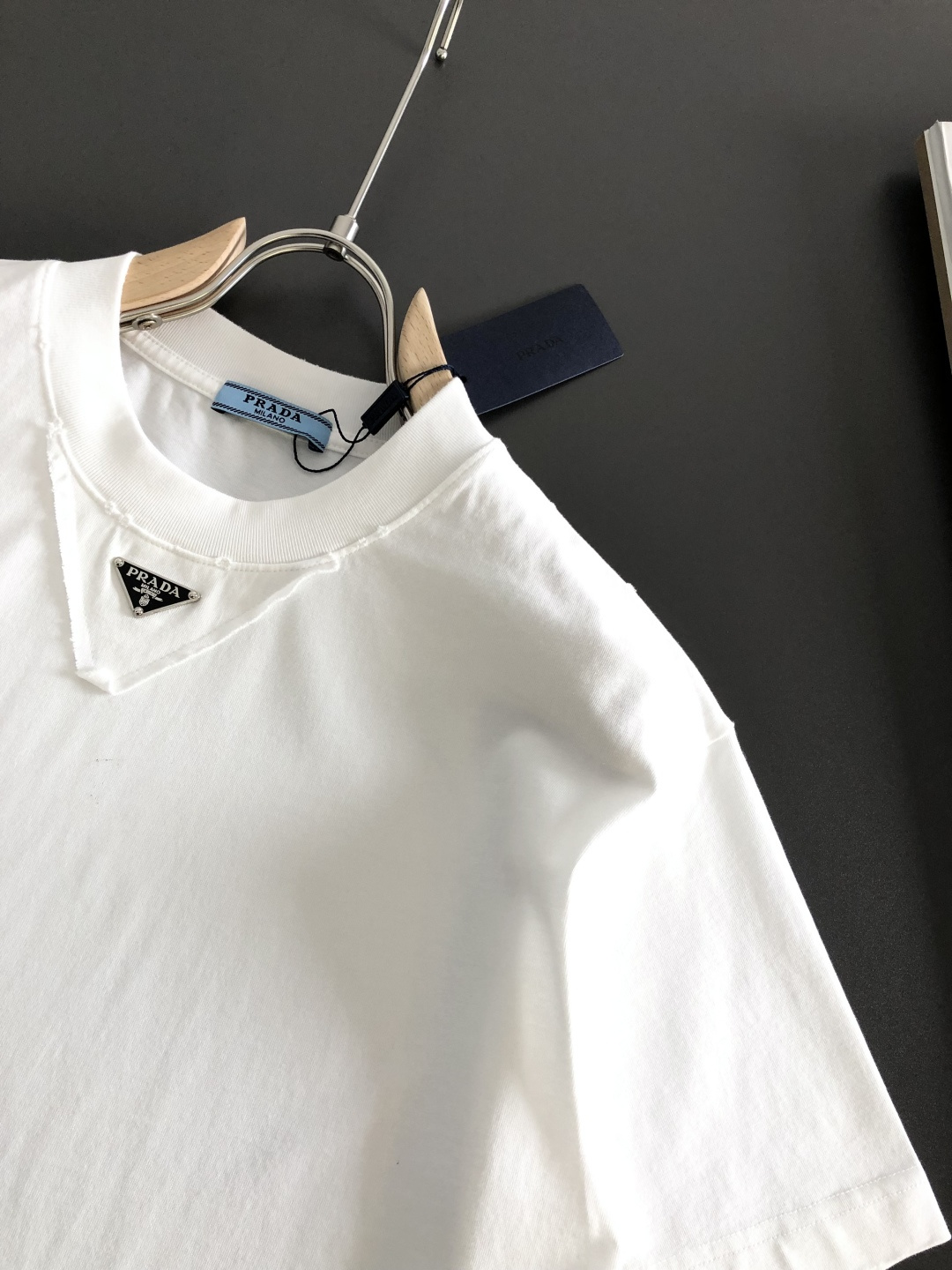 Prada Couple Basic Clothing Cotton Loose Fit S-xxl