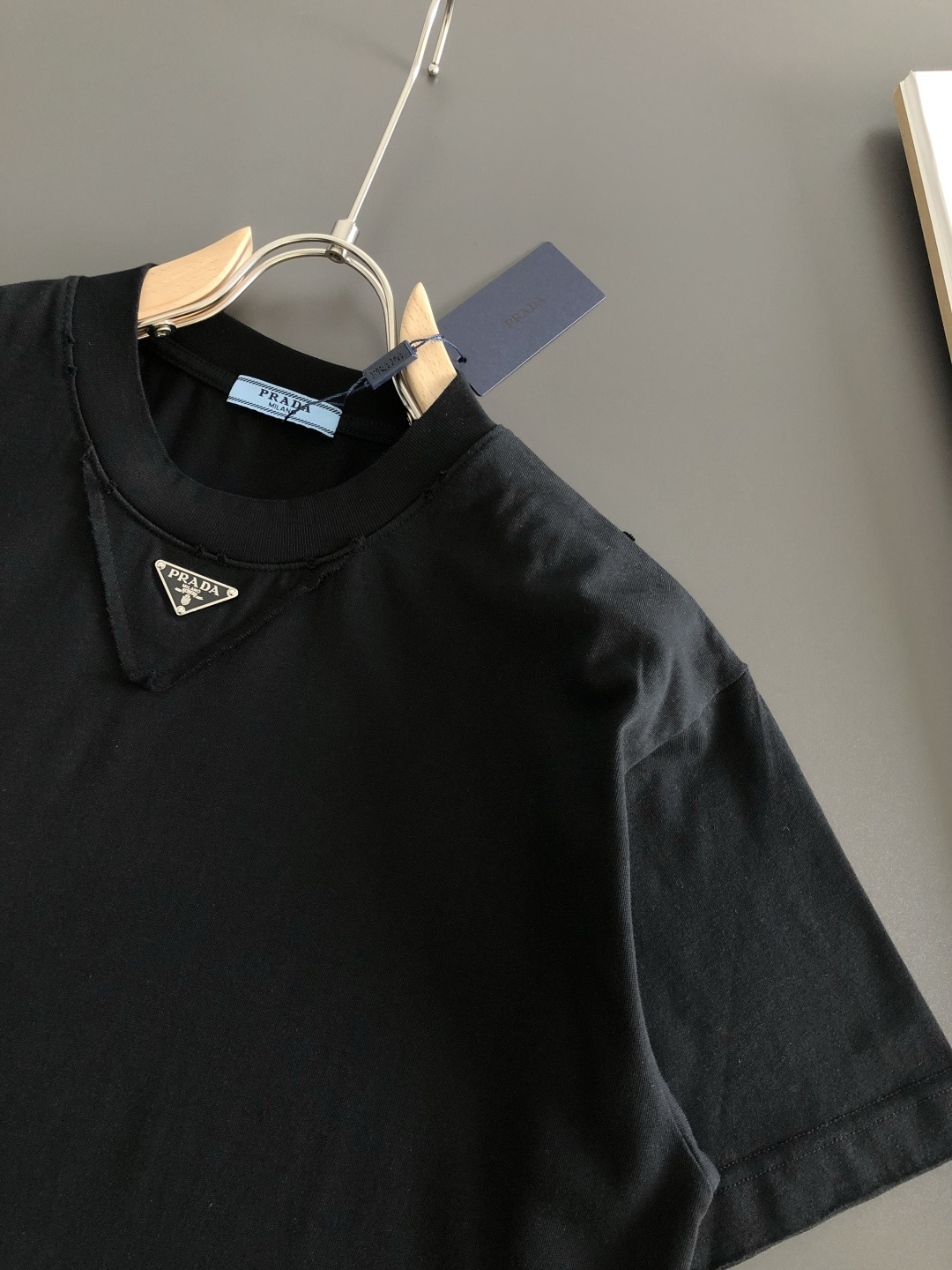 Prada Couple Basic Clothing Cotton Loose Fit S-xxl