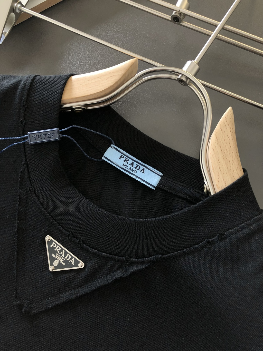 Prada Couple Basic Clothing Cotton Loose Fit S-xxl