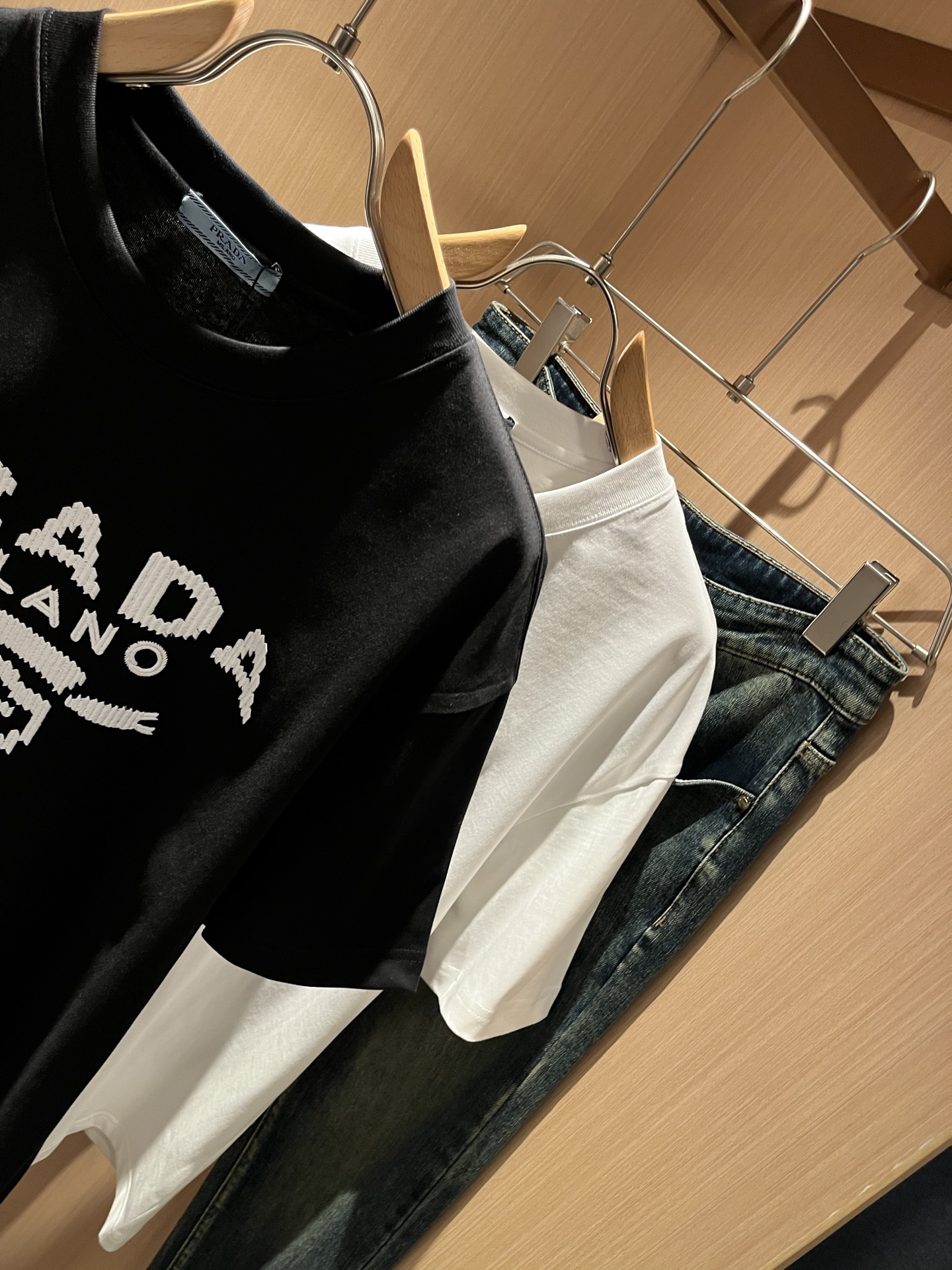 Prada Male Basic Clothing Cotton M-l-xl