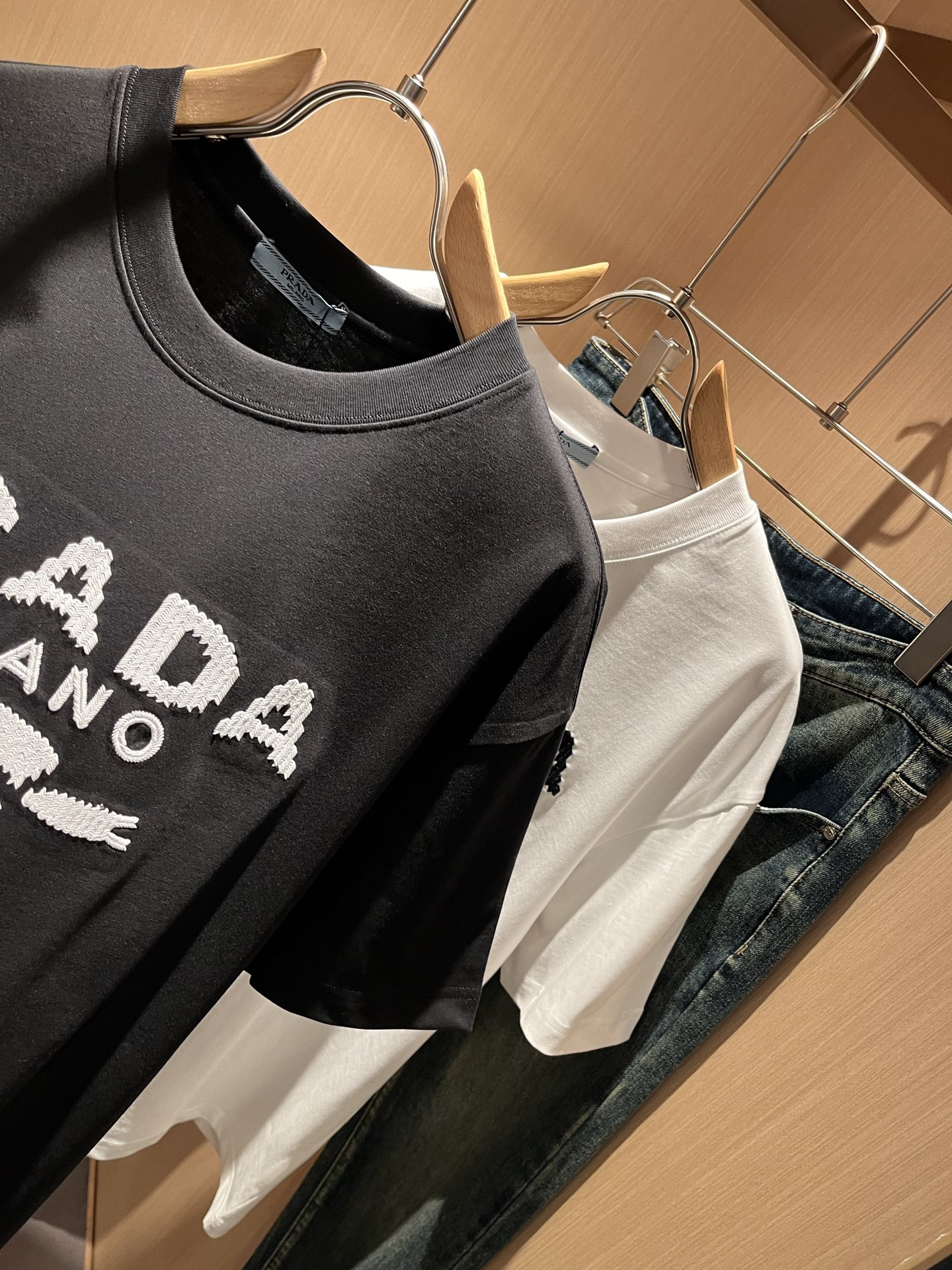 Prada Male Basic Clothing Cotton M-l-xl