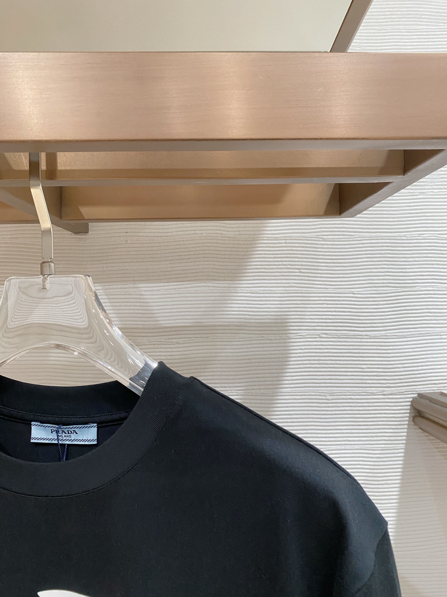 Prada Basic Clothing Cotton Black S-l-xxl