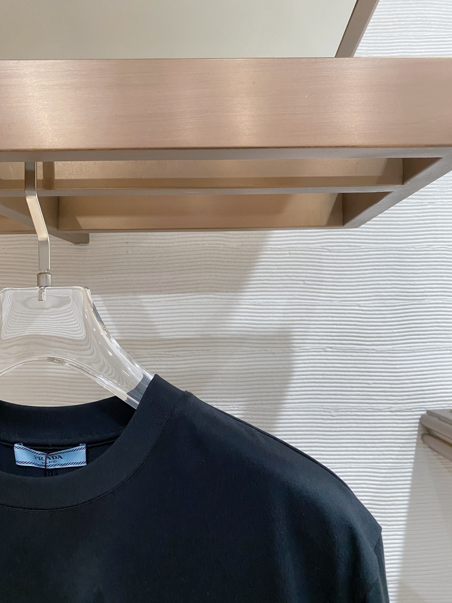 Prada Basic Clothing Cotton Black S-l-xxl