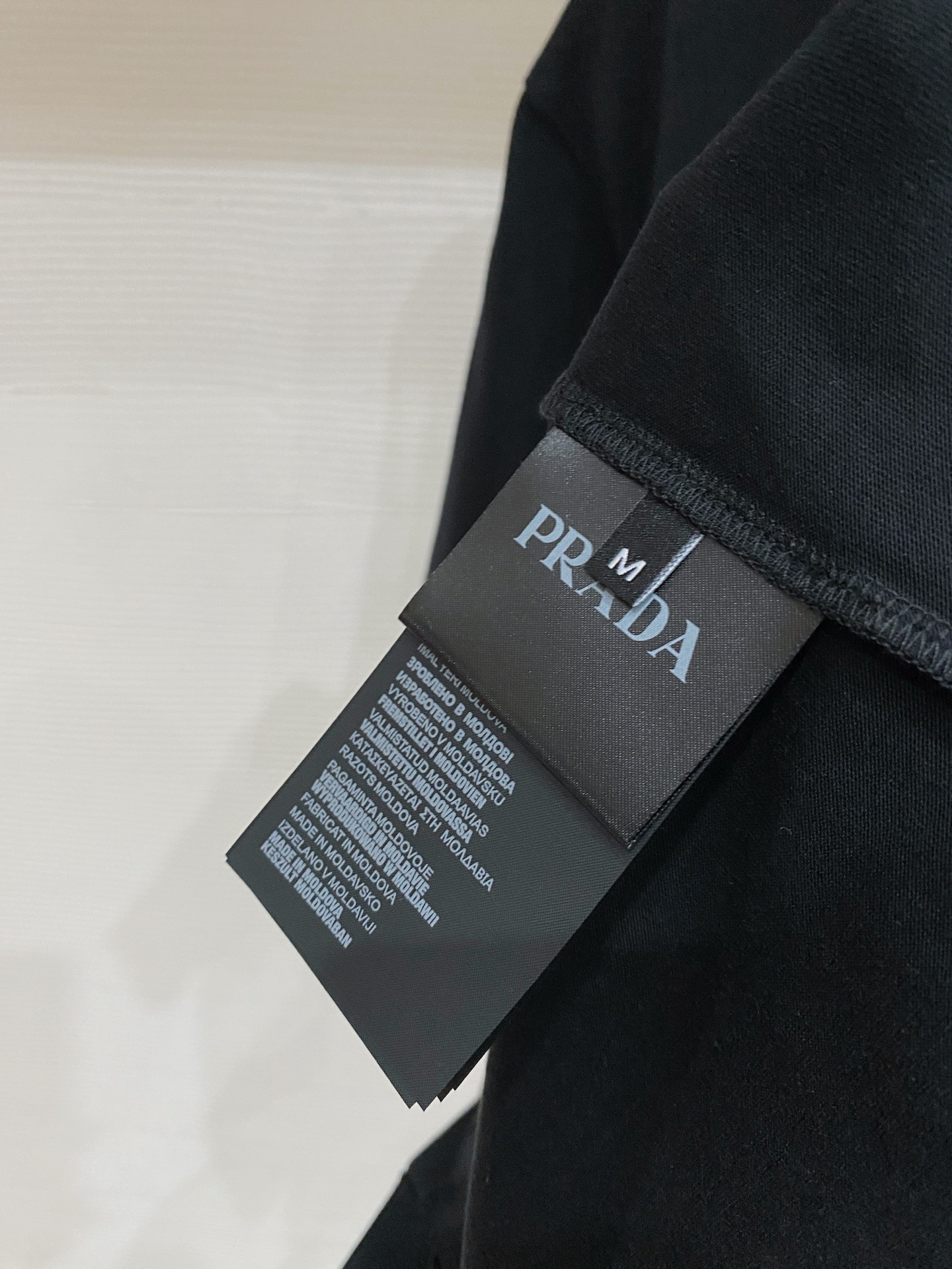 Prada Basic Clothing Cotton Black S-l-xxl