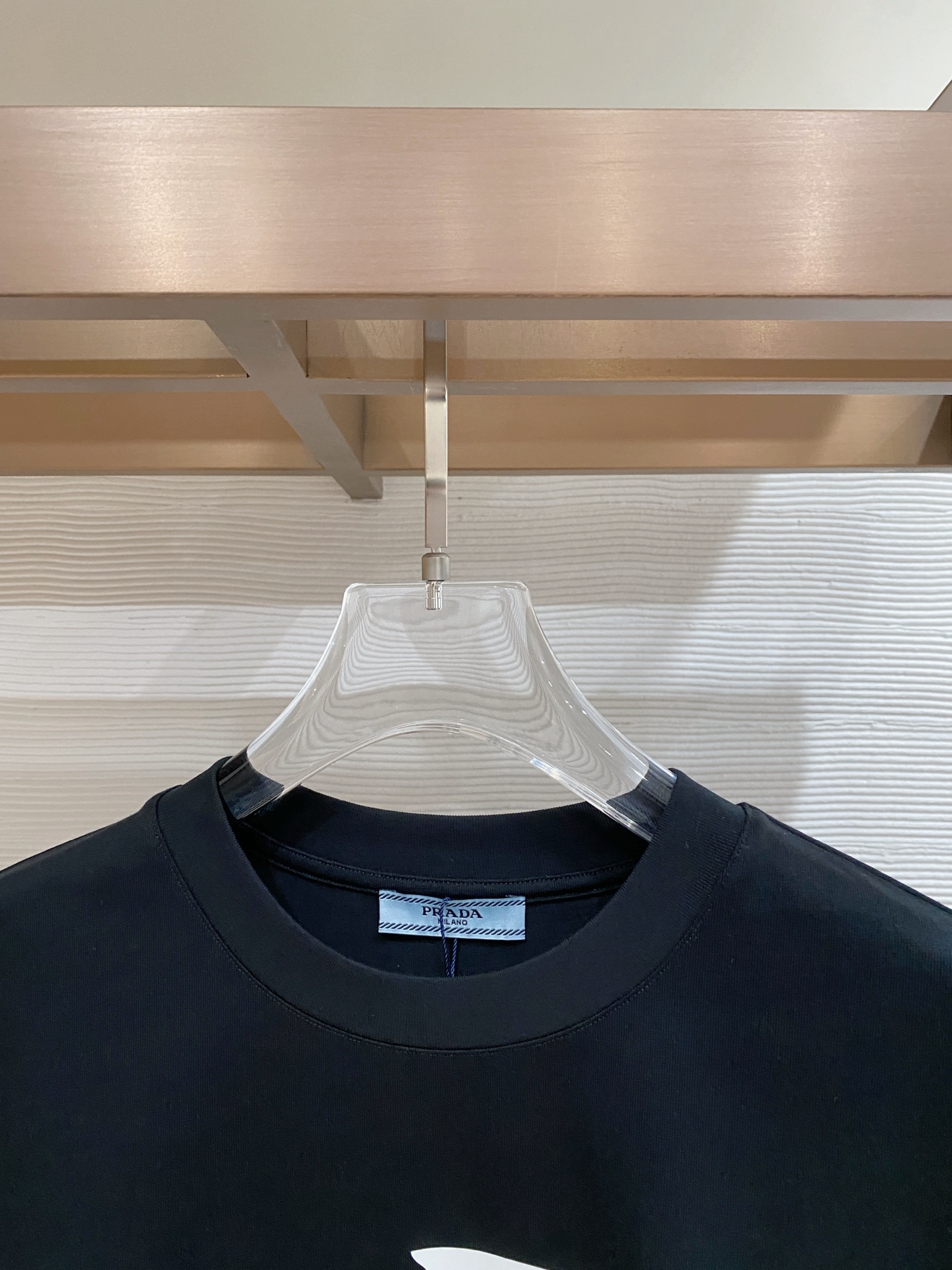 Prada Basic Clothing Cotton Black S-l-xxl