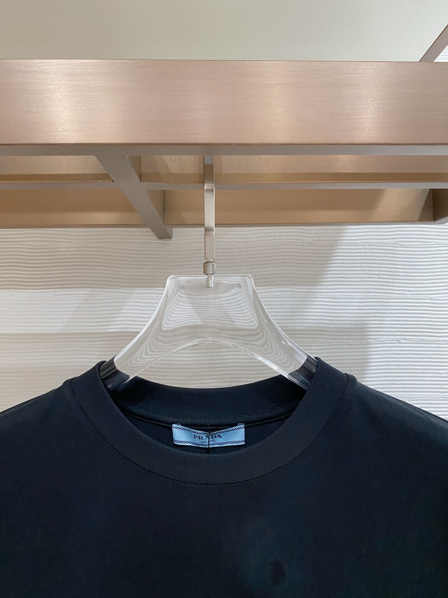 Prada Basic Clothing Cotton Black S-l-xxl