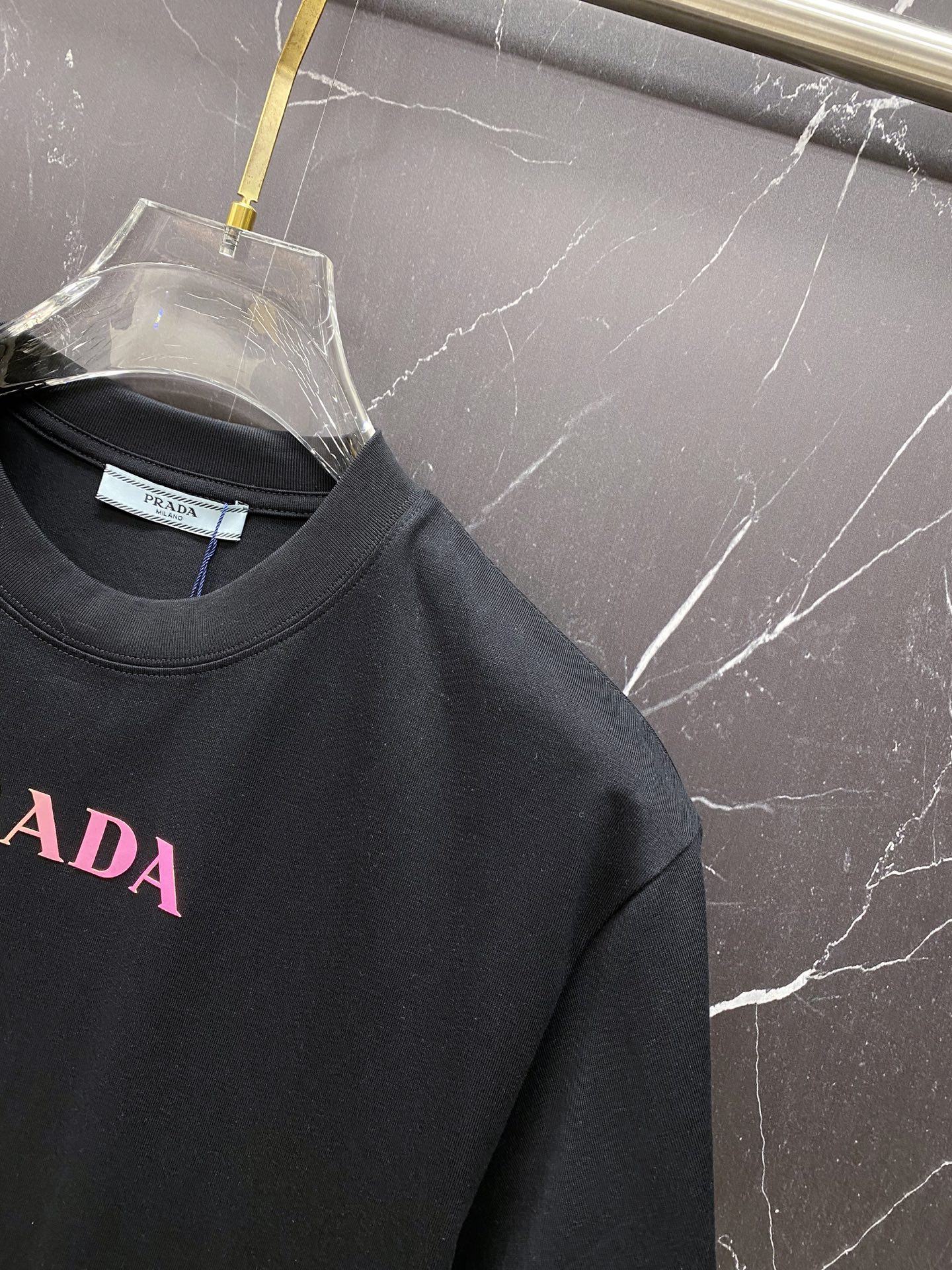 Prada Basic Clothing Cotton Black S-l-xxl