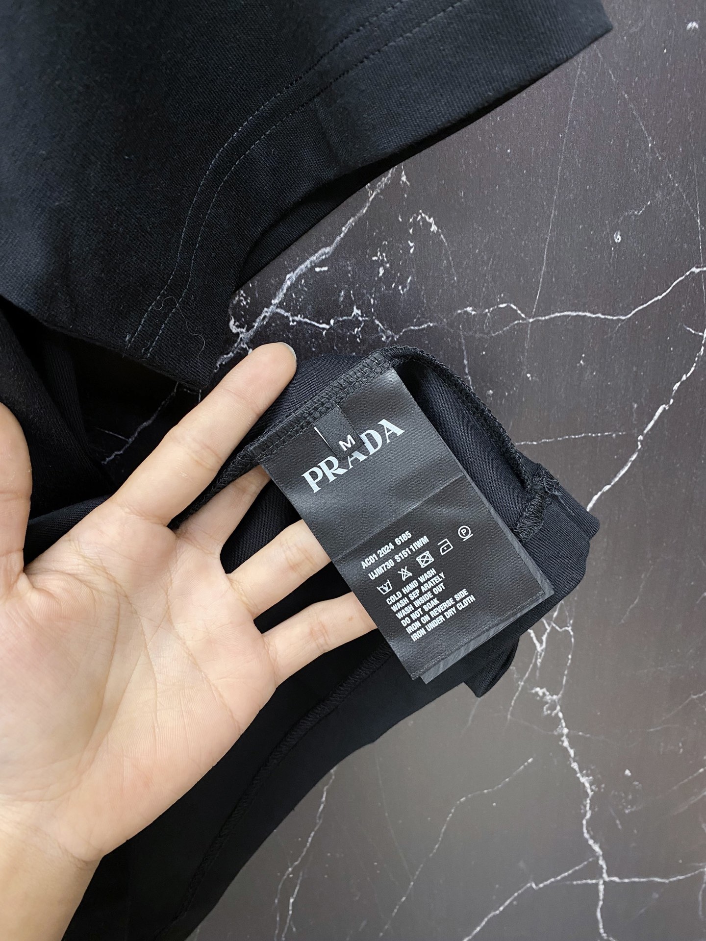 Prada Basic Clothing Cotton Black S-l-xxl