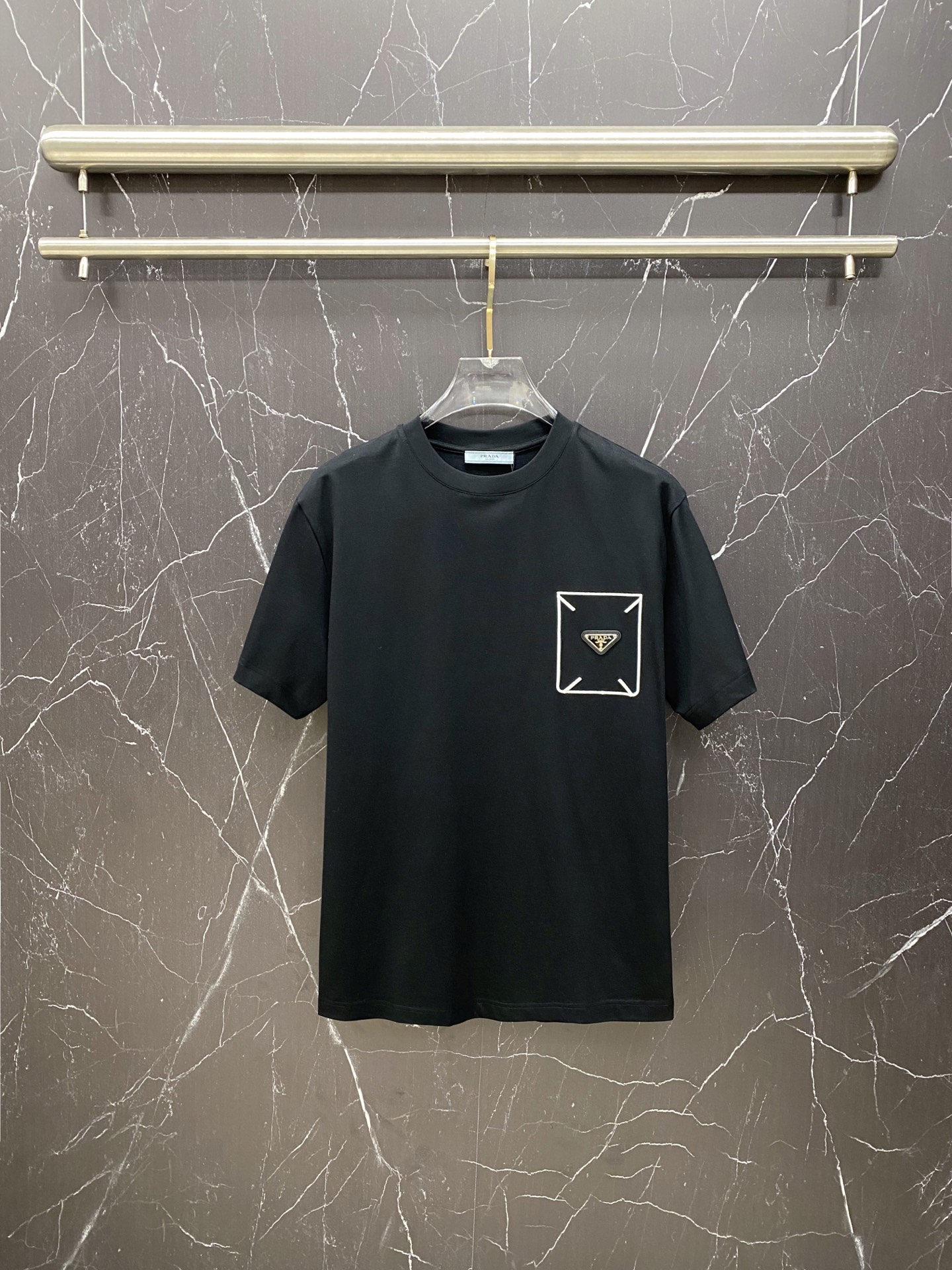 Prada Basic Clothing Cotton Black S-l-xxl