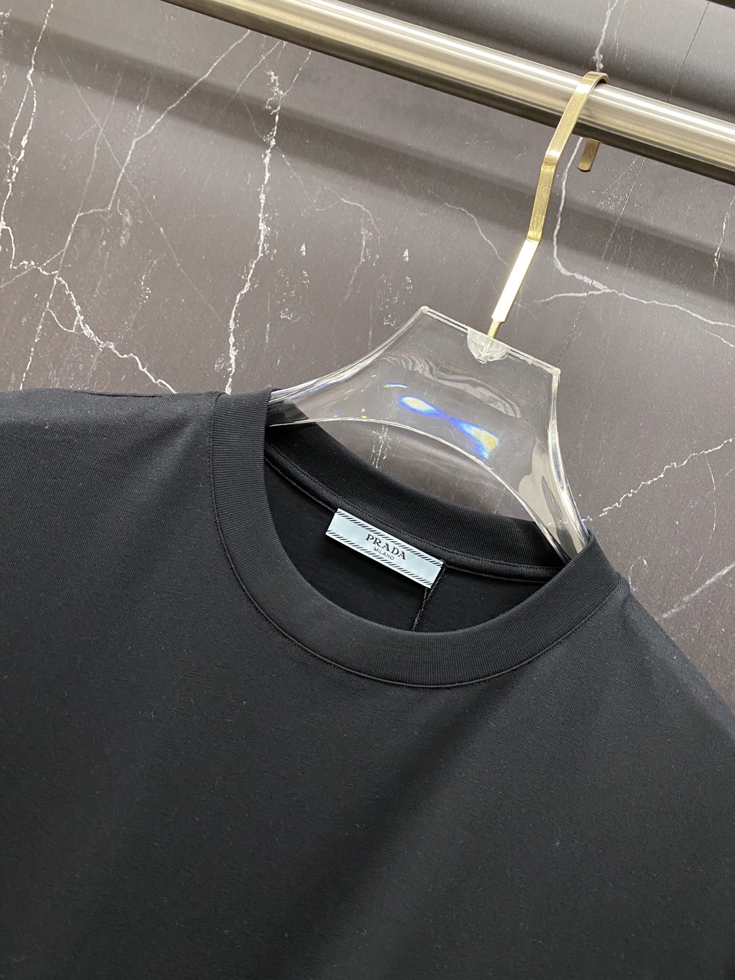 Prada Basic Clothing Cotton Black S-l-xxl