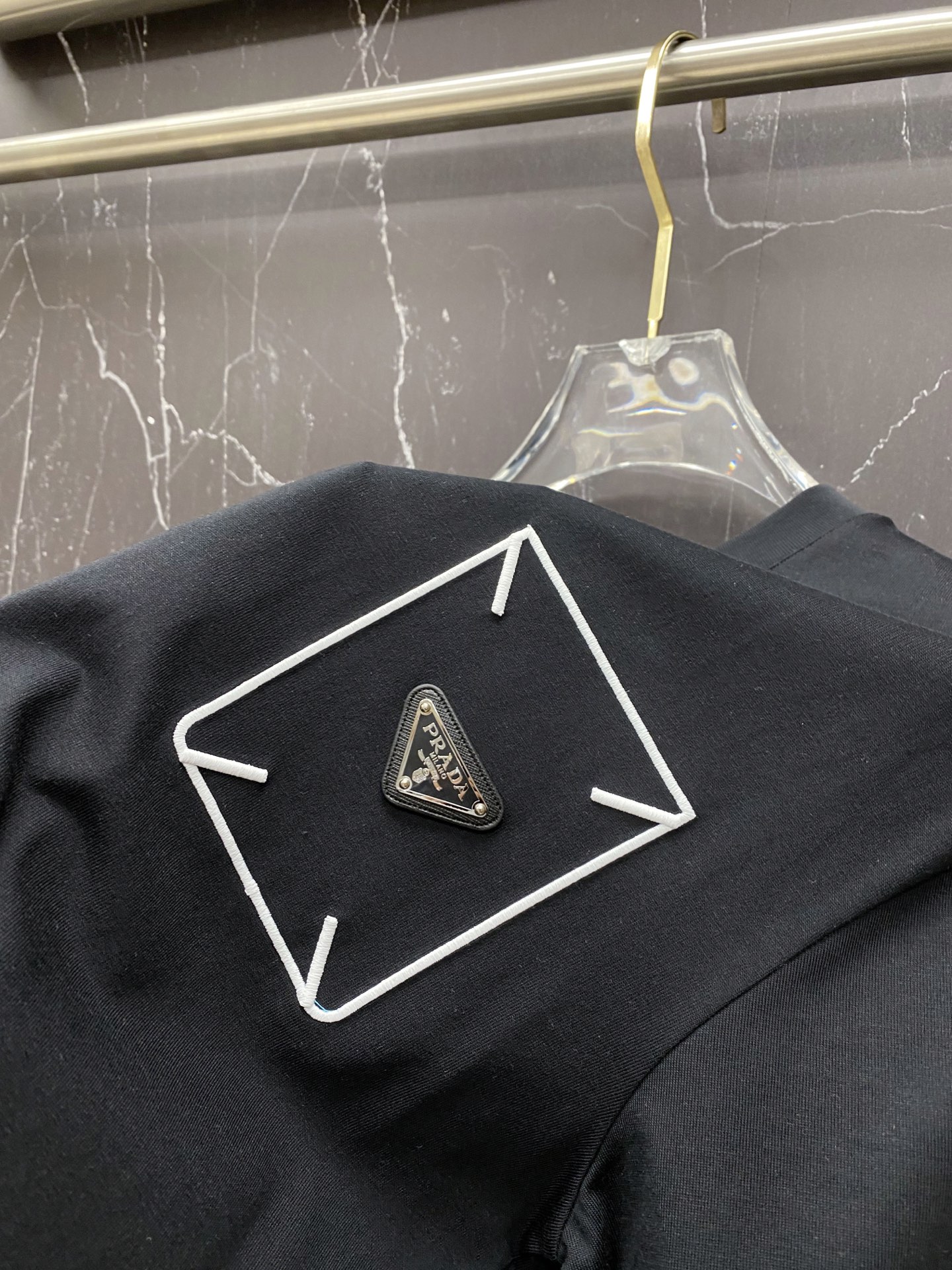 Prada Basic Clothing Cotton Black S-l-xxl