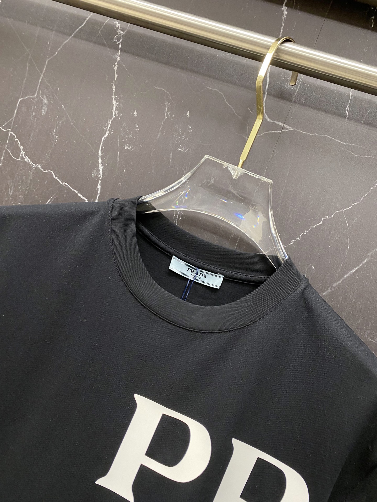 Prada Basic Clothing Cotton Black S-l-xxl