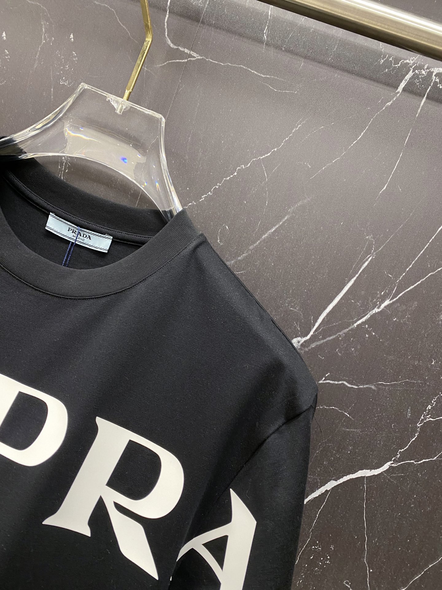 Prada Basic Clothing Cotton Black S-l-xxl