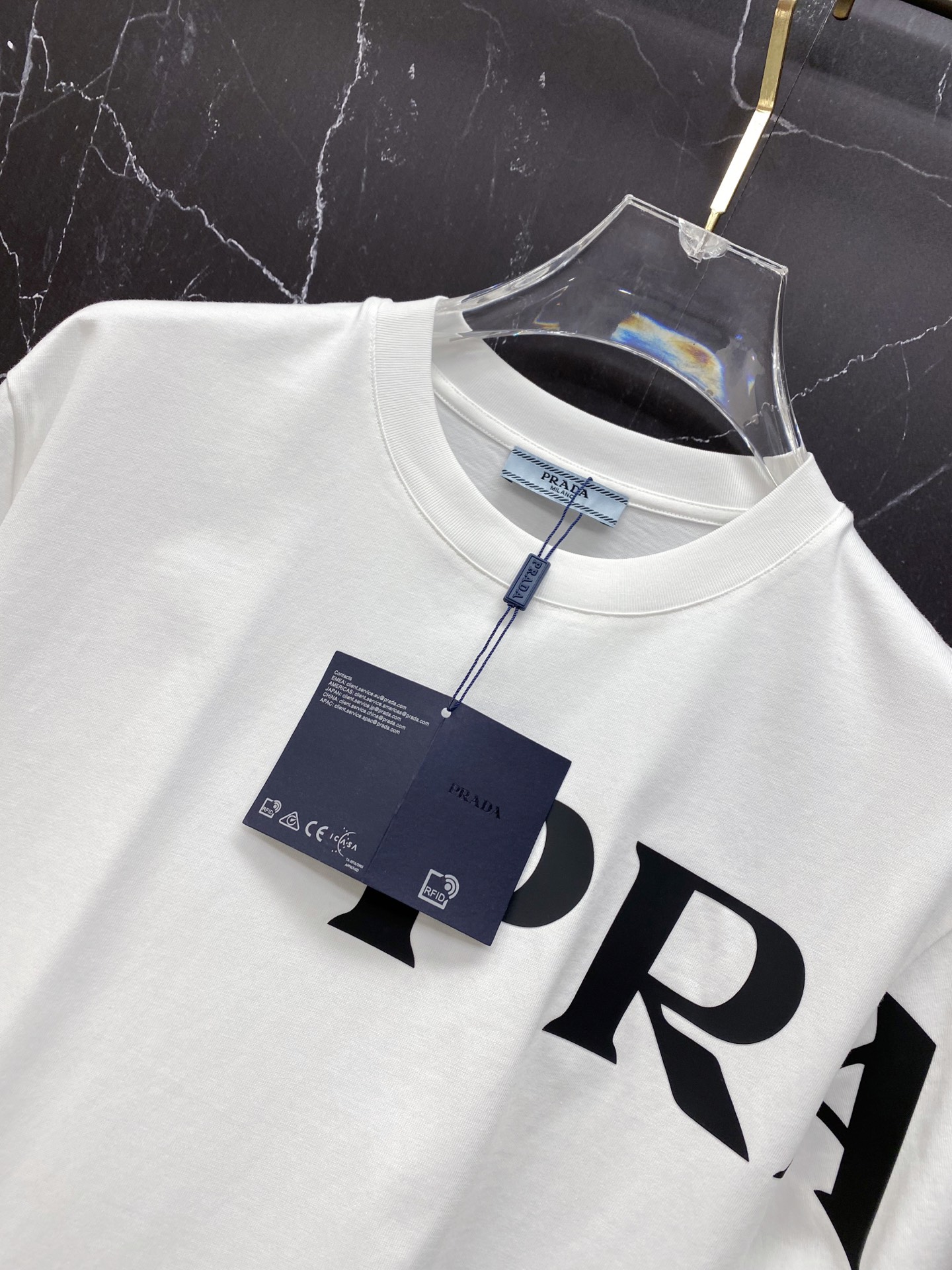 Prada Basic Clothing Cotton Black S-l-xxl