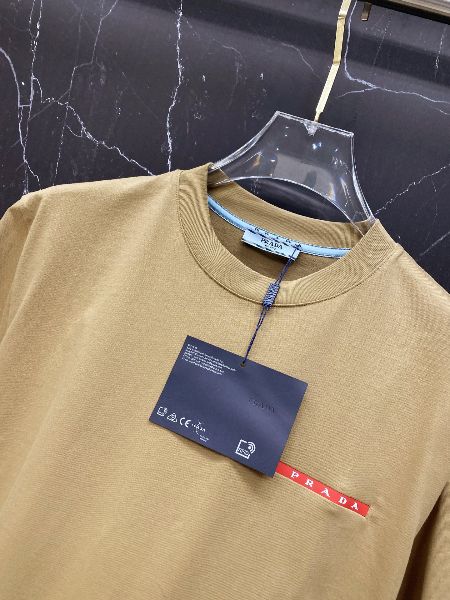 Prada Basic Clothing Cotton Black S-l-xxl