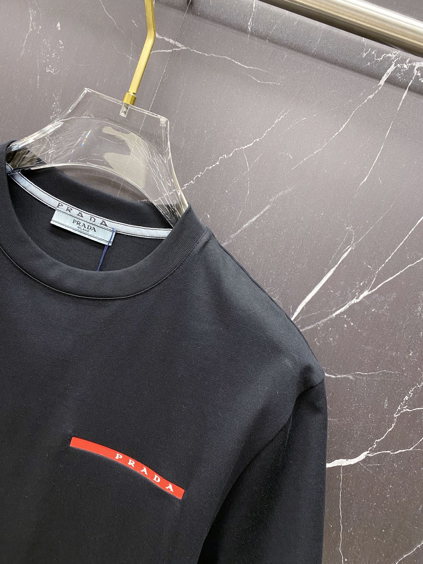 Prada Basic Clothing Cotton Black S-l-xxl