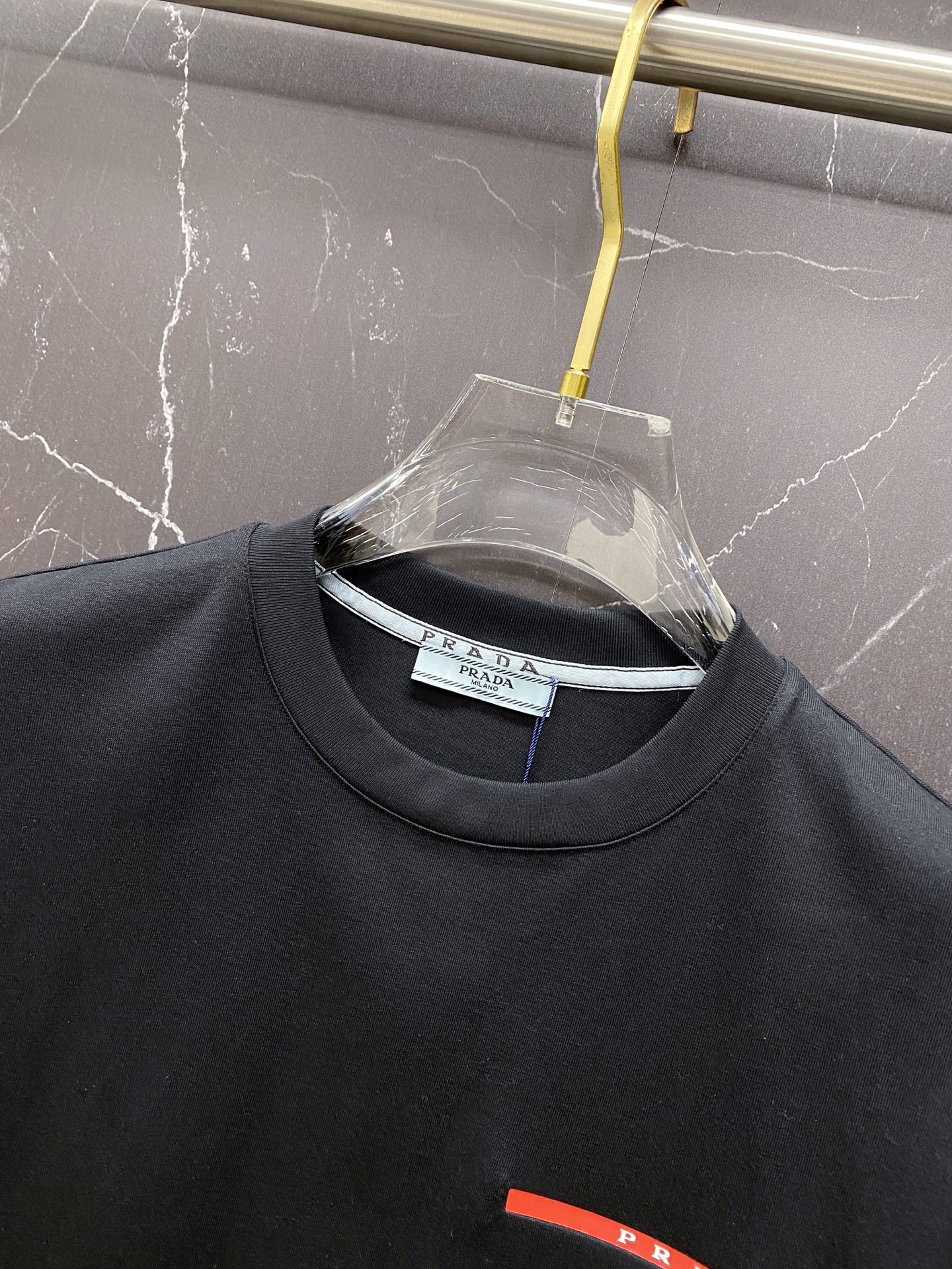 Prada Basic Clothing Cotton Black S-l-xxl